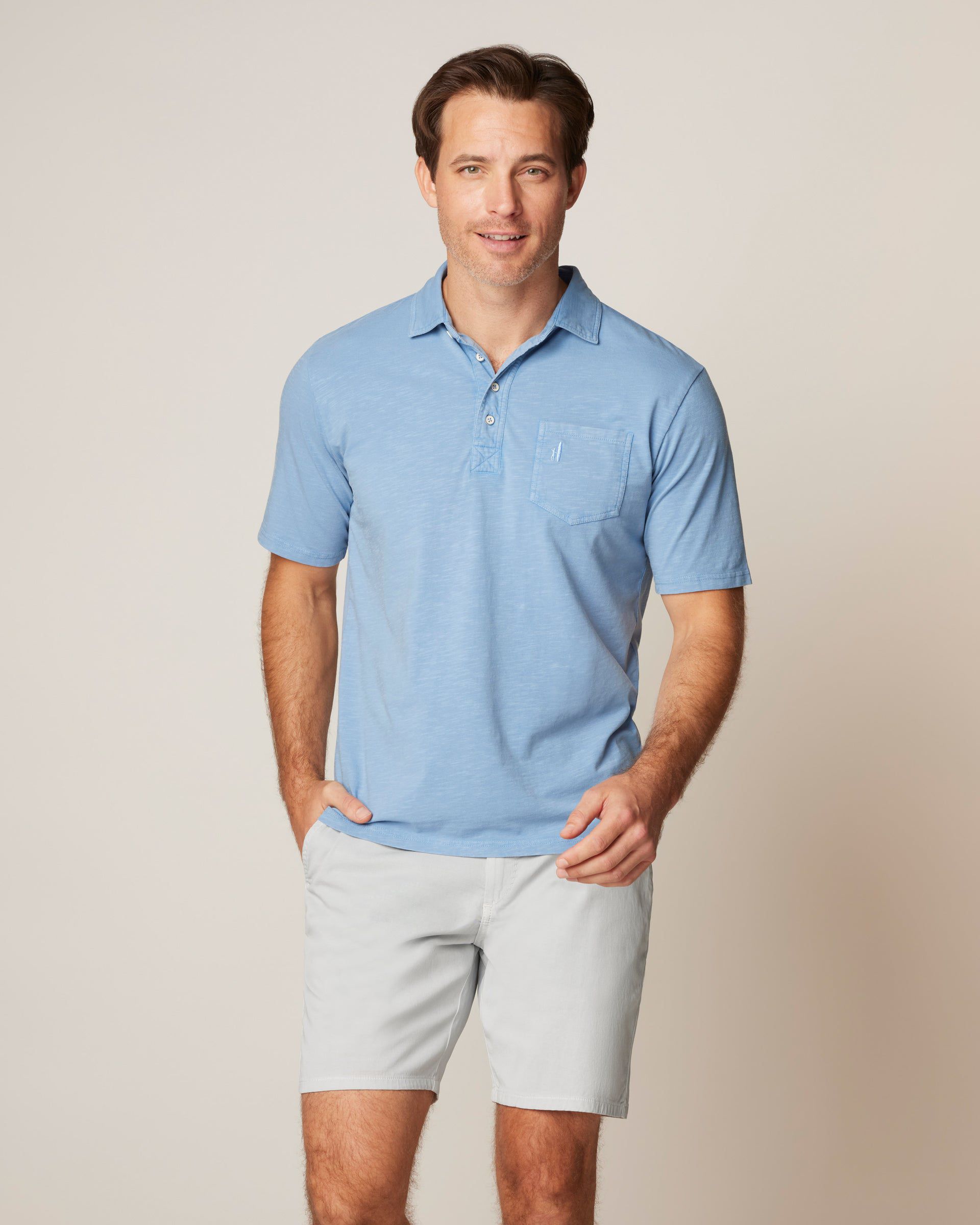Johnnie-O Original 4-Button Polo - Coastal Wash