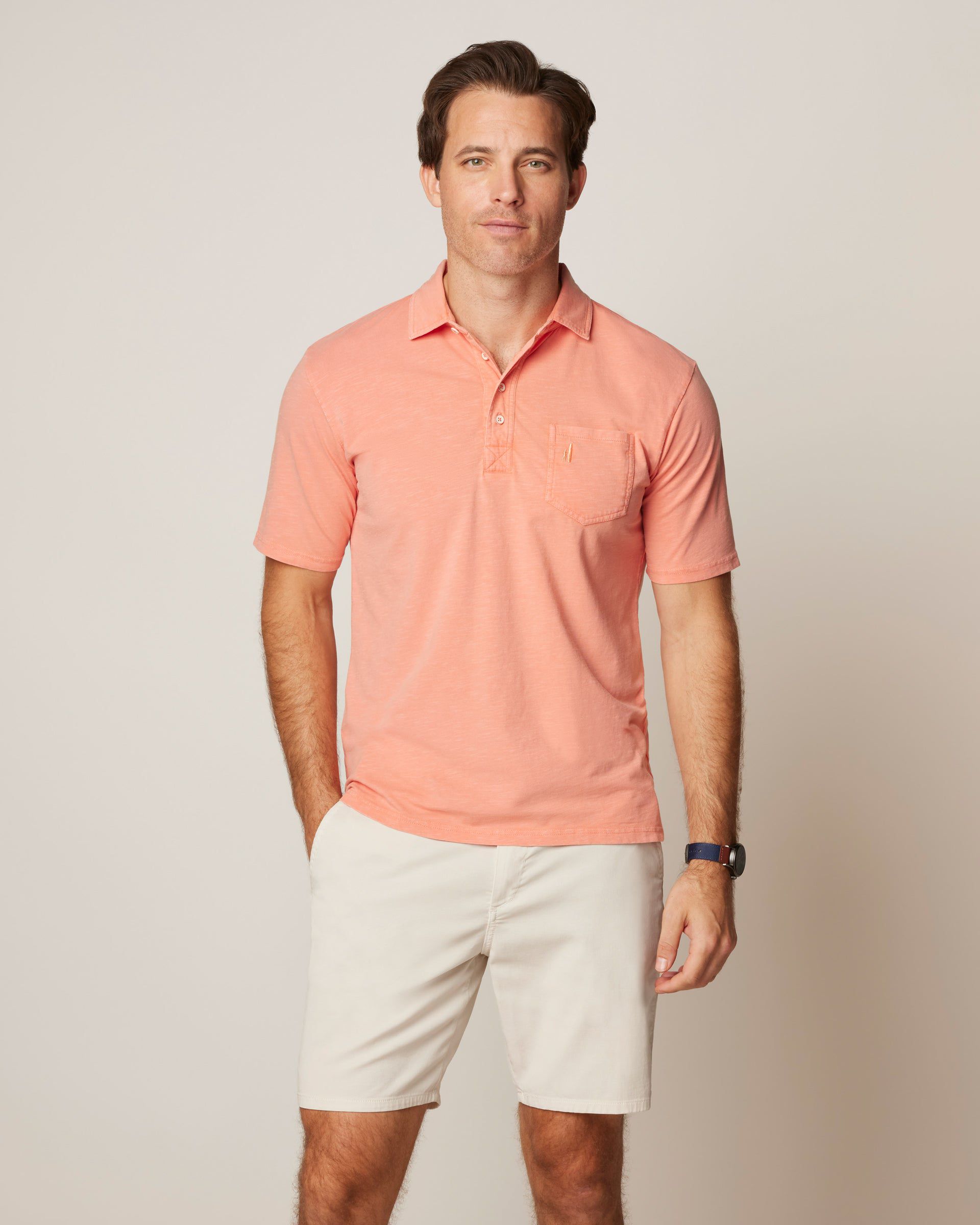 Johnnie-O Original 4-Button Polo - Coastal Wash
