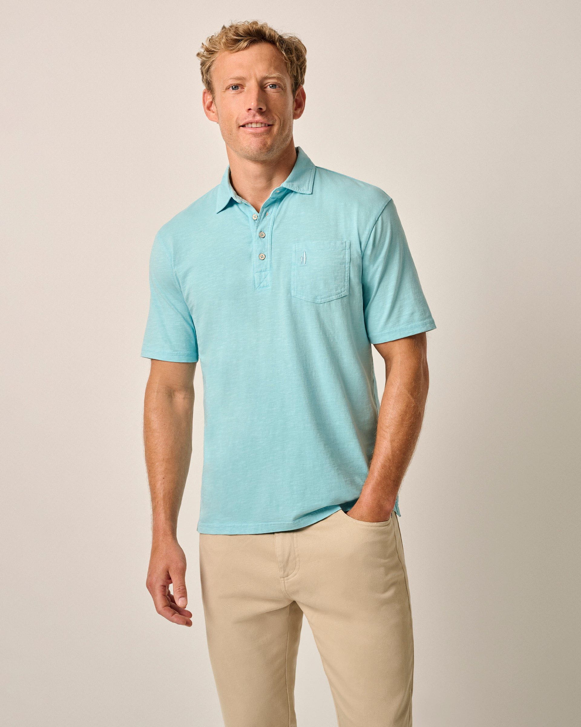 Johnnie-O Original 4-Button Polo - Coastal Wash
