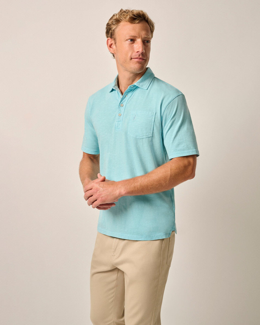 Johnnie-O Original 4-Button Polo - Coastal Wash