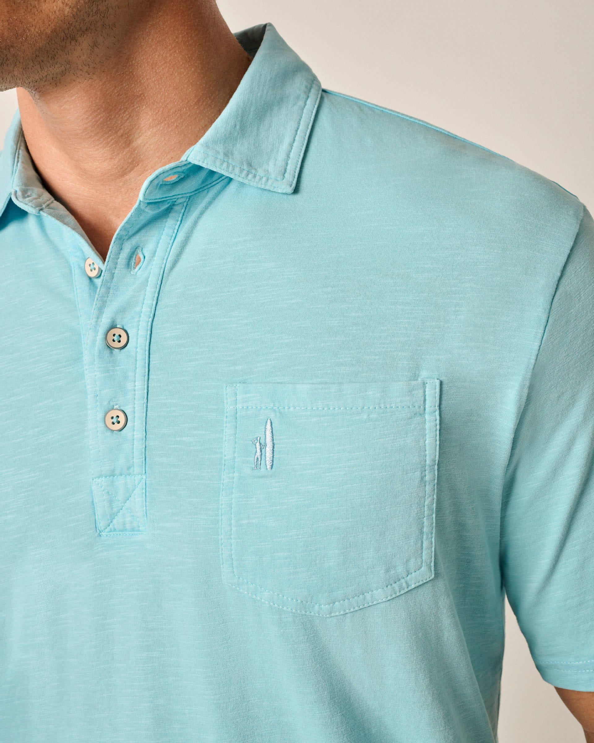 Johnnie-O Original 4-Button Polo - Coastal Wash