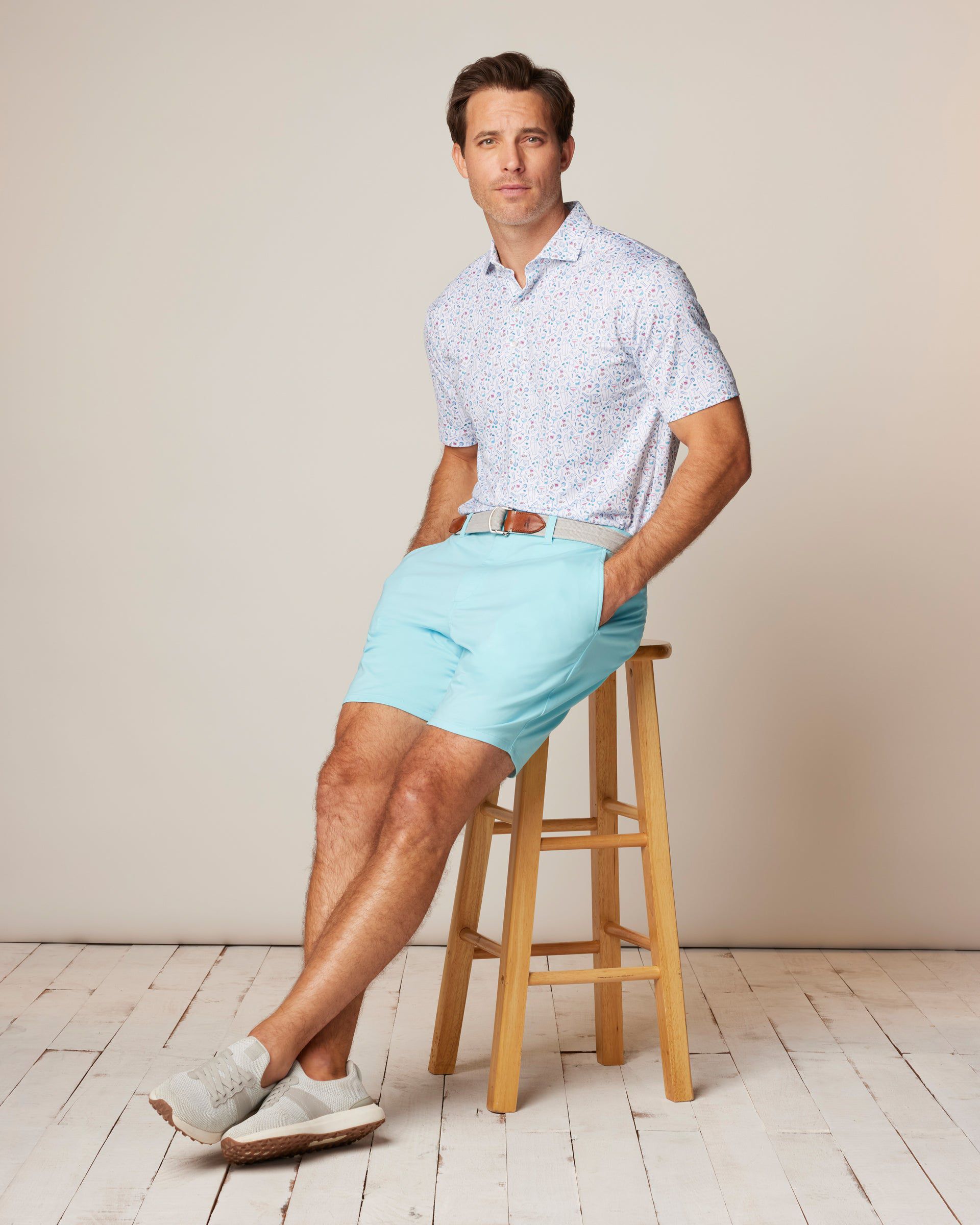 Johnnie-O Jupiters Stretch Cotton Performance Shorts