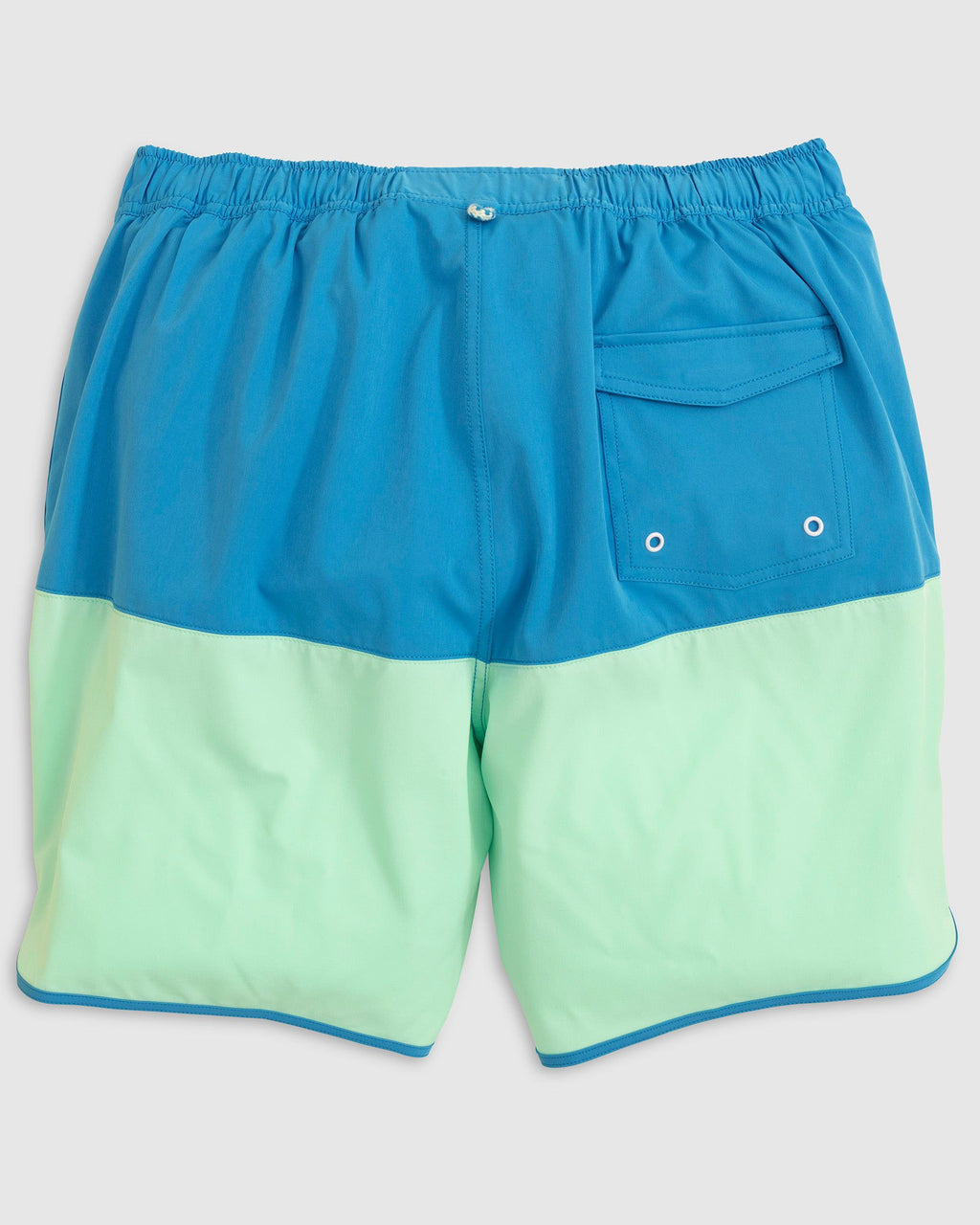 Johnnie-O Tully Half Elastic 7" Surf Shorts - Scalloped Hem