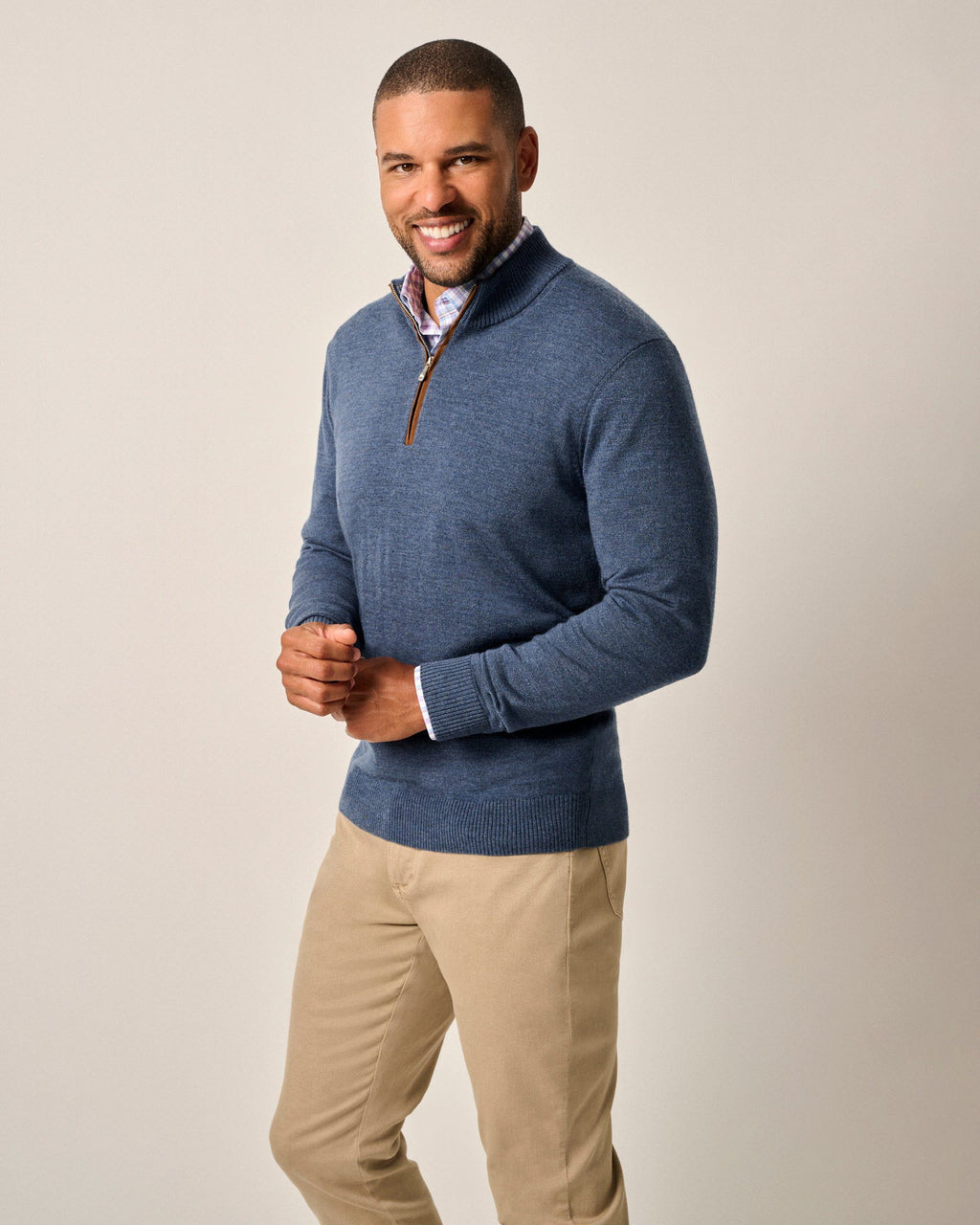 Johnnie-O Raynor Merino 1/4 Zip Sweater