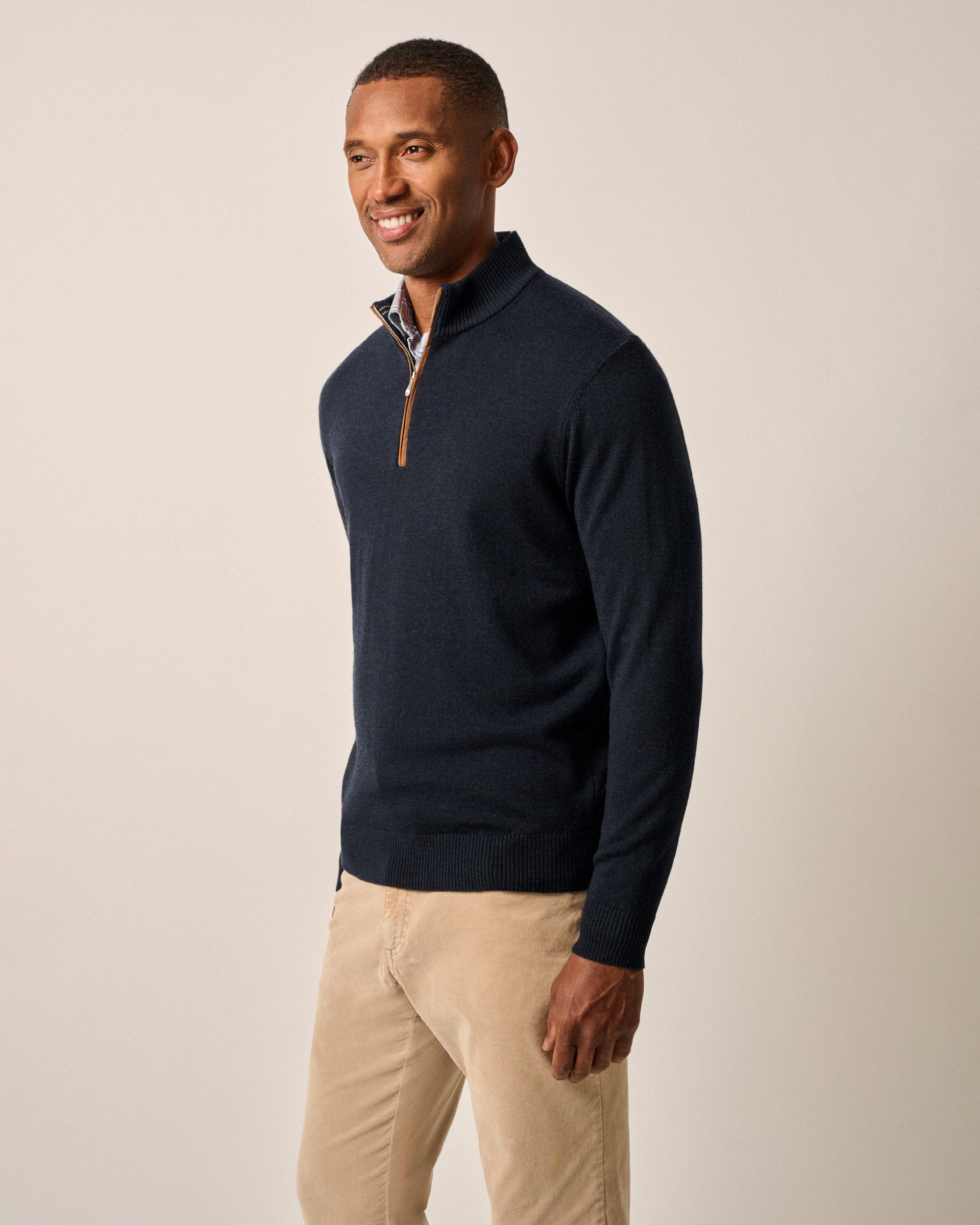 Johnnie-O Raynor Merino 1/4 Zip Sweater