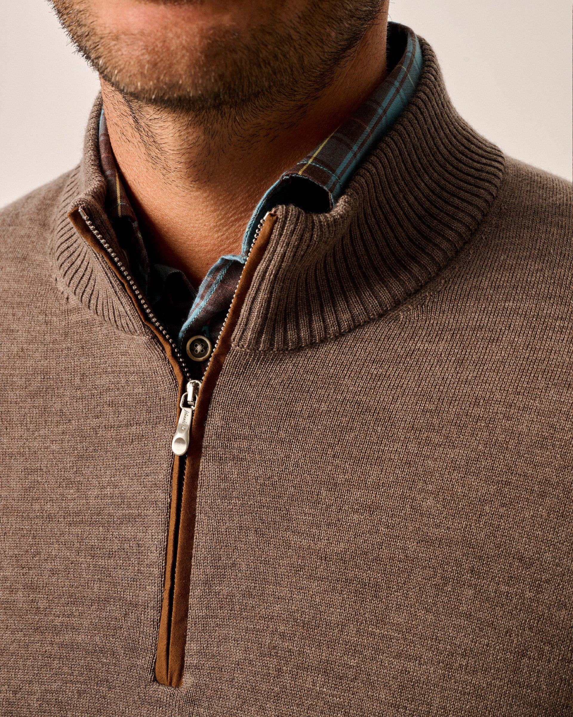 Johnnie-O Raynor Merino 1/4 Zip Sweater