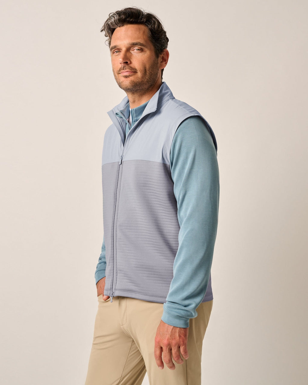 Johnnie-O Culbertston Performance Mixed Media Vest