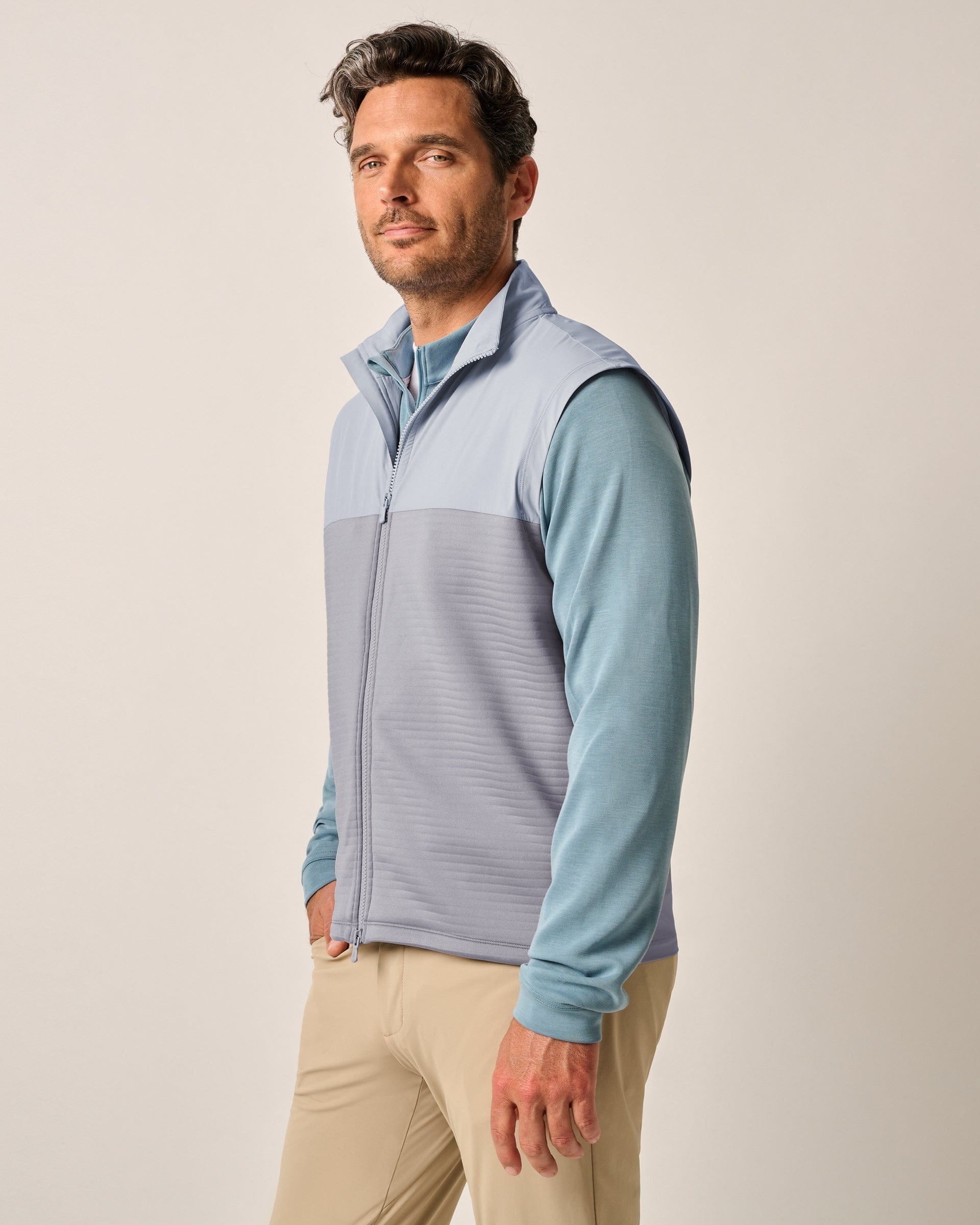 Johnnie-O Culbertston Performance Mixed Media Vest