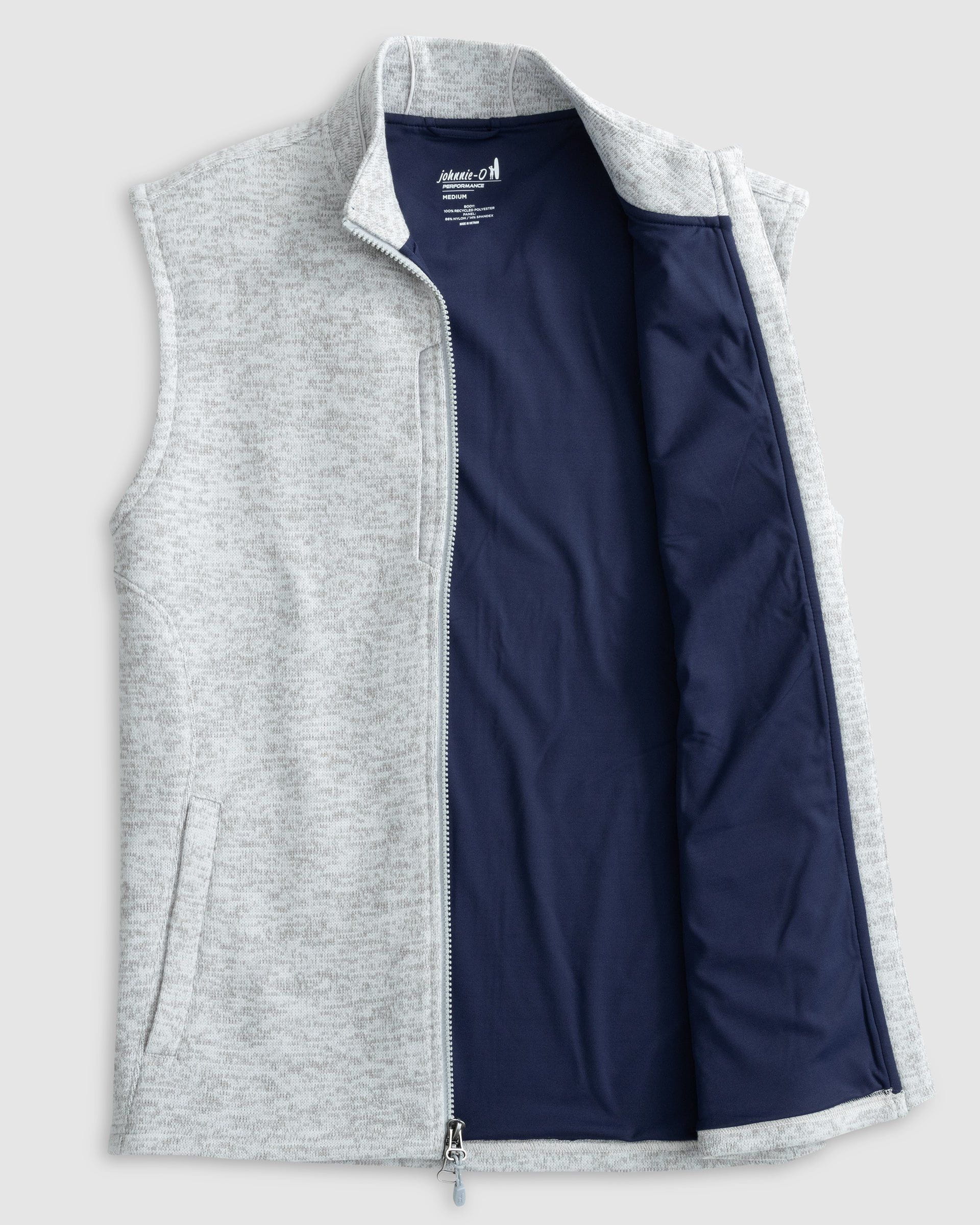 Johnnie-O Denalis Double-Zip Fleece Vest