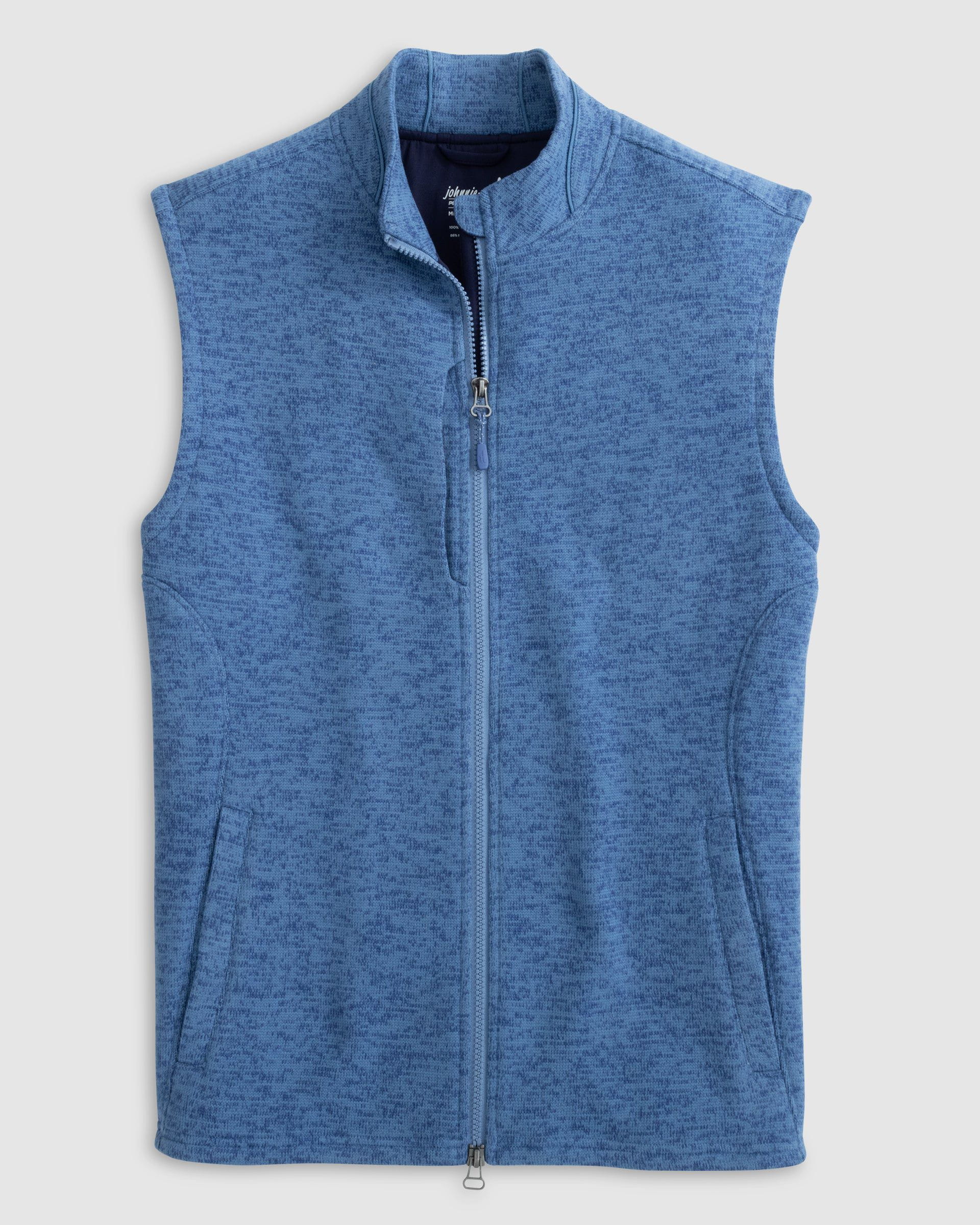 Johnnie-O Denalis Double-Zip Fleece Vest