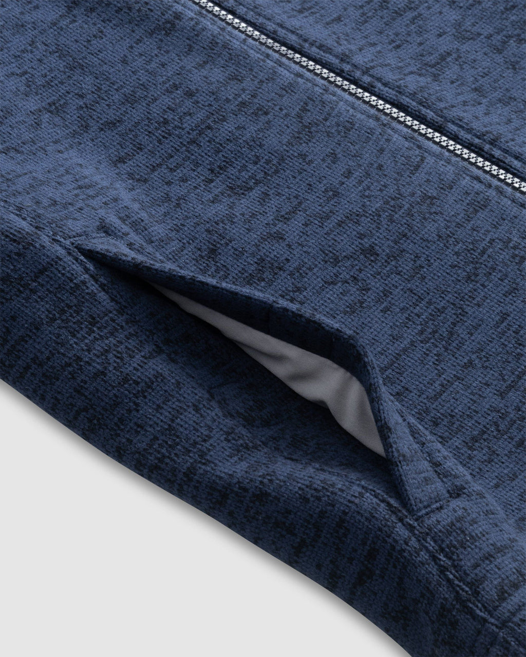 Johnnie-O Denalis Double-Zip Fleece Vest, Navy