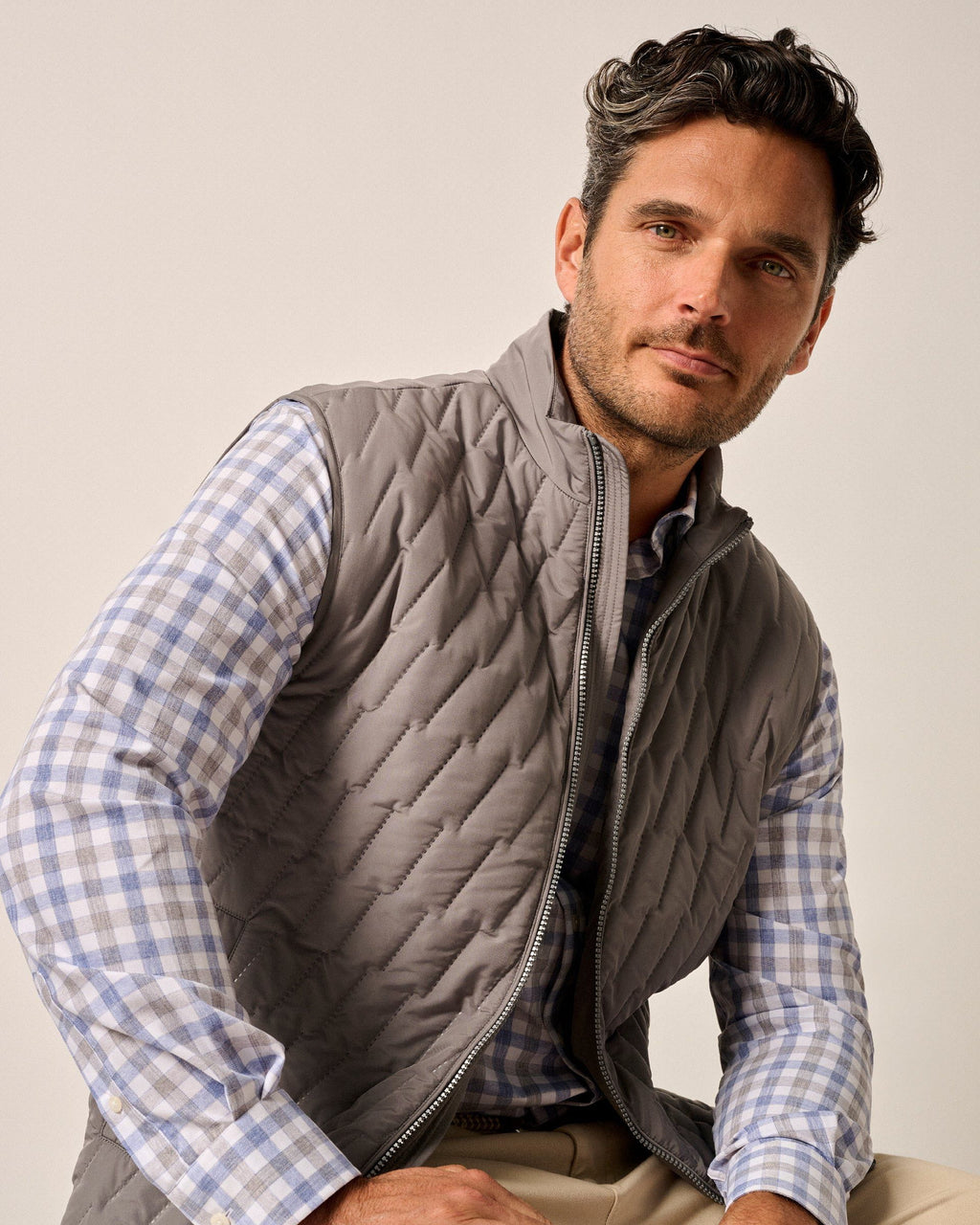 Johnnie-O Belfry Quilted Puffer Vest