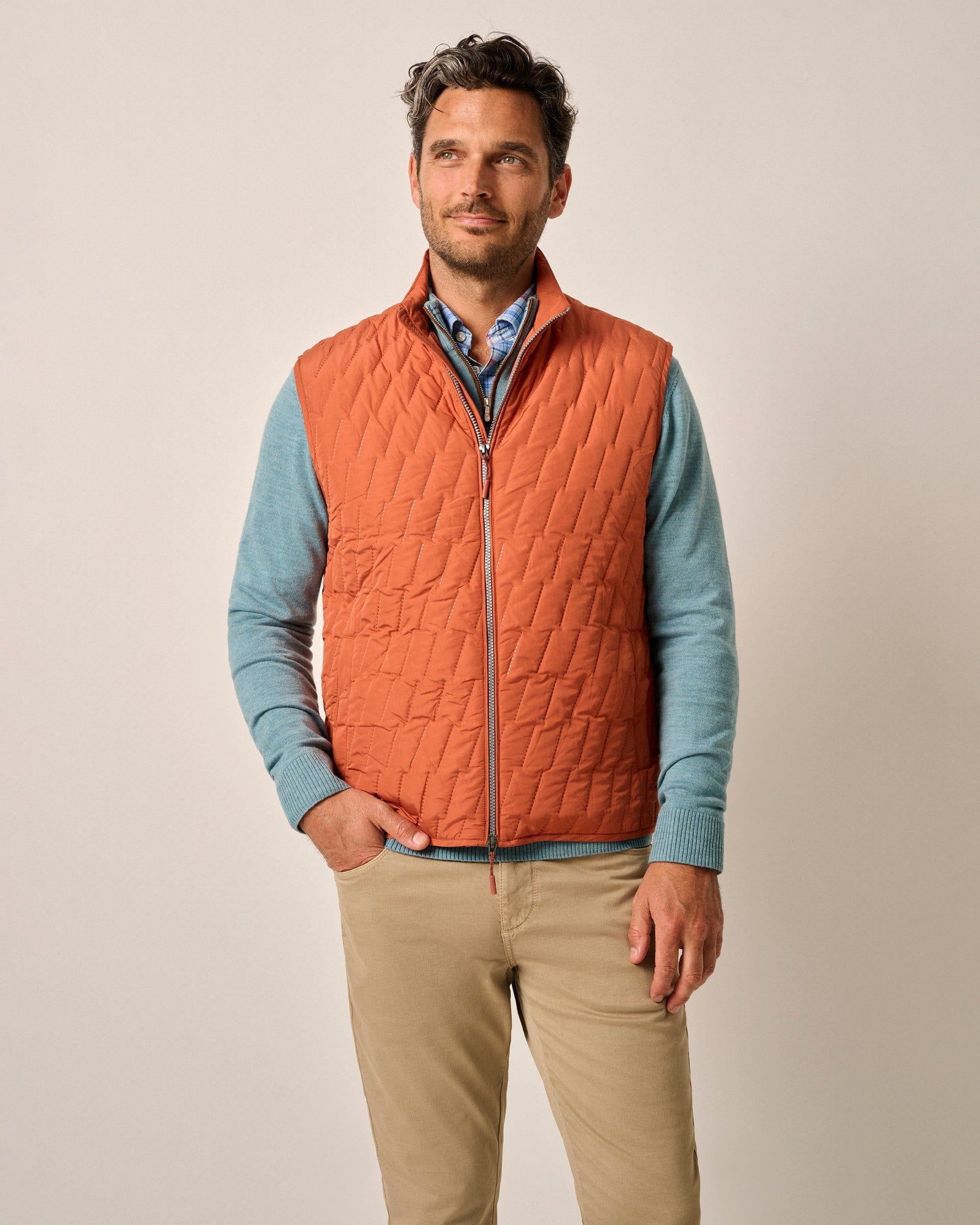 Johnnie-O Belfry Quilted Puffer Vest