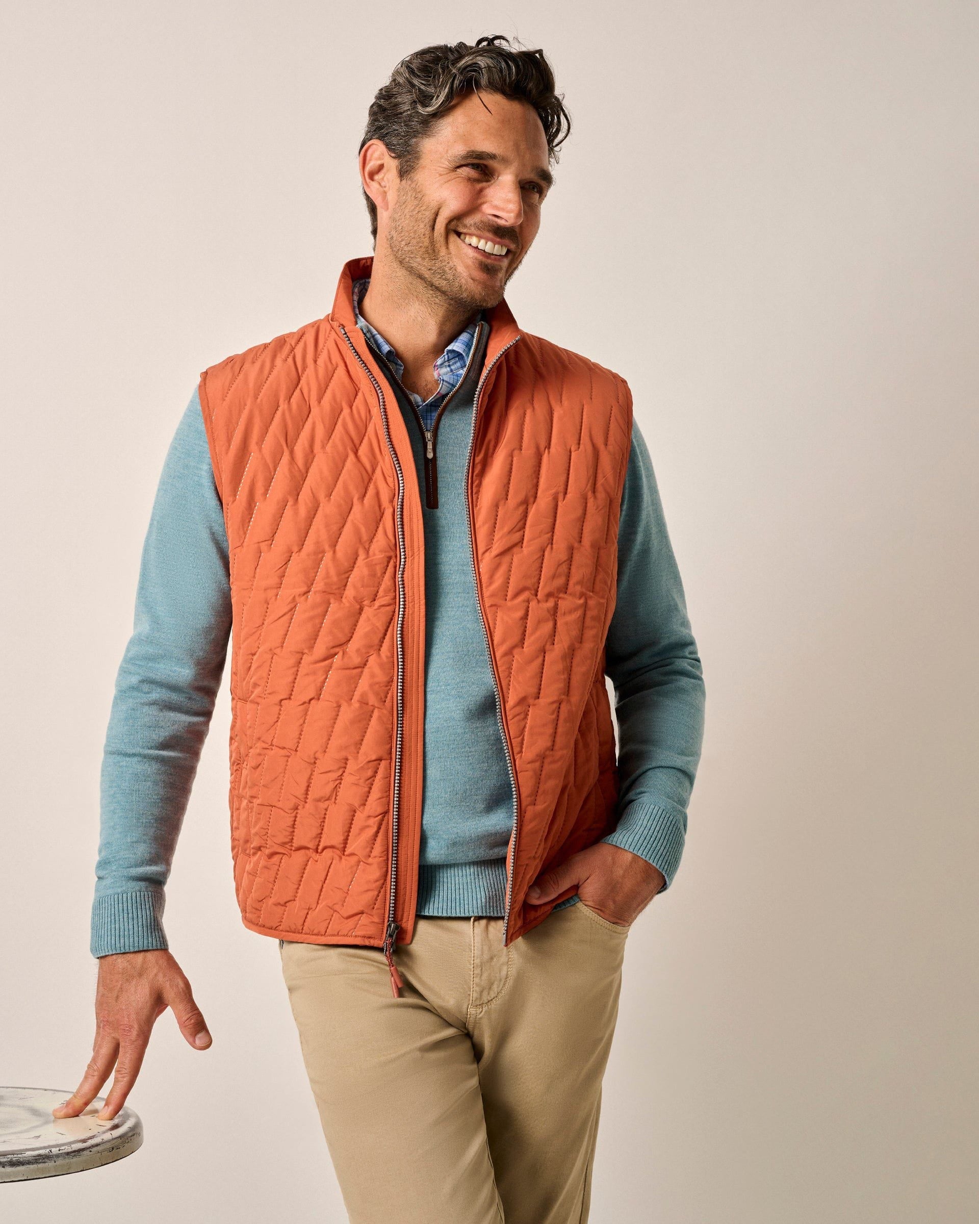 Johnnie-O Belfry Quilted Puffer Vest