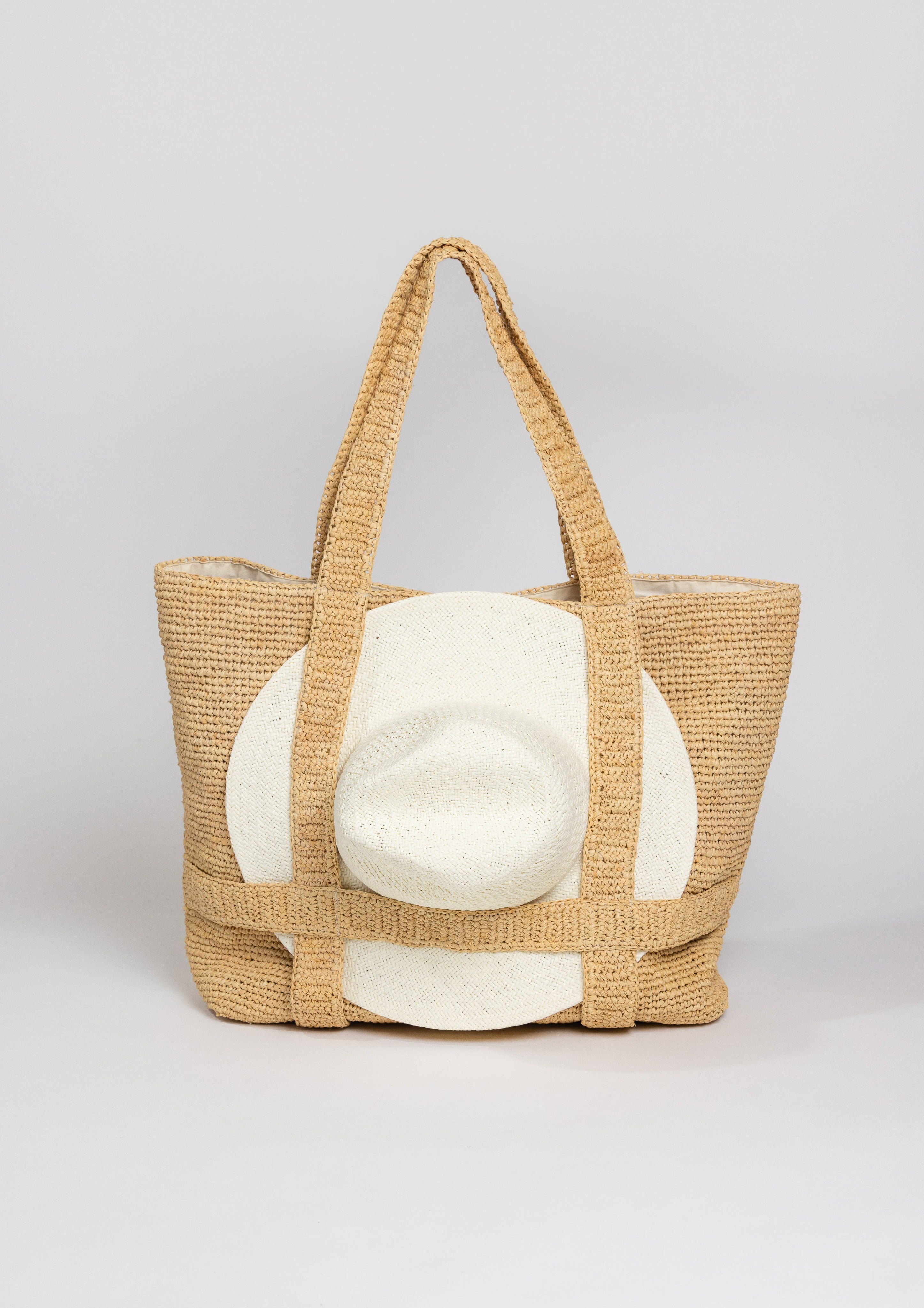 Hat Attack New York The Original Straw Traveler Bag