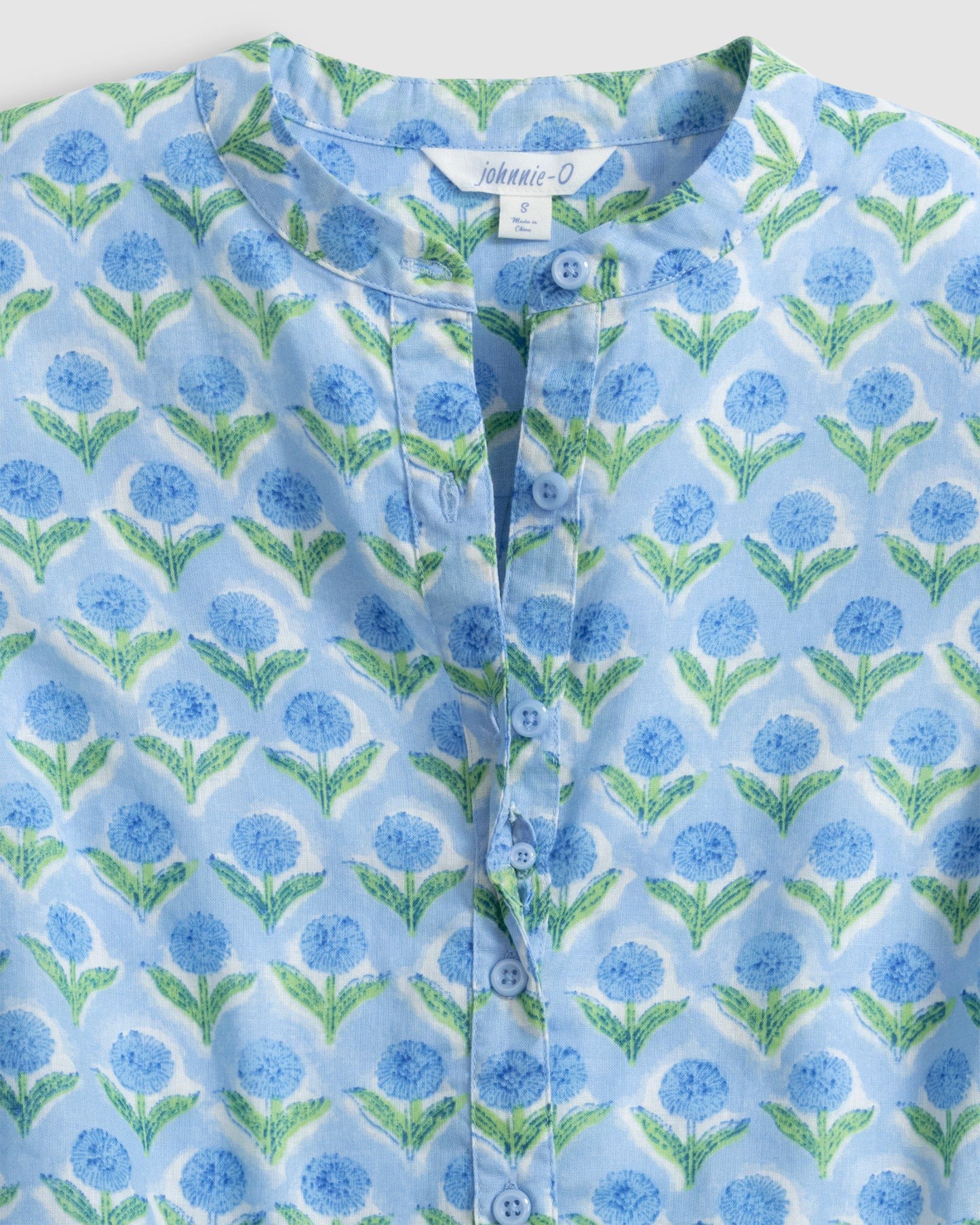 Johnnie-O Natalia Button-Up Blouse