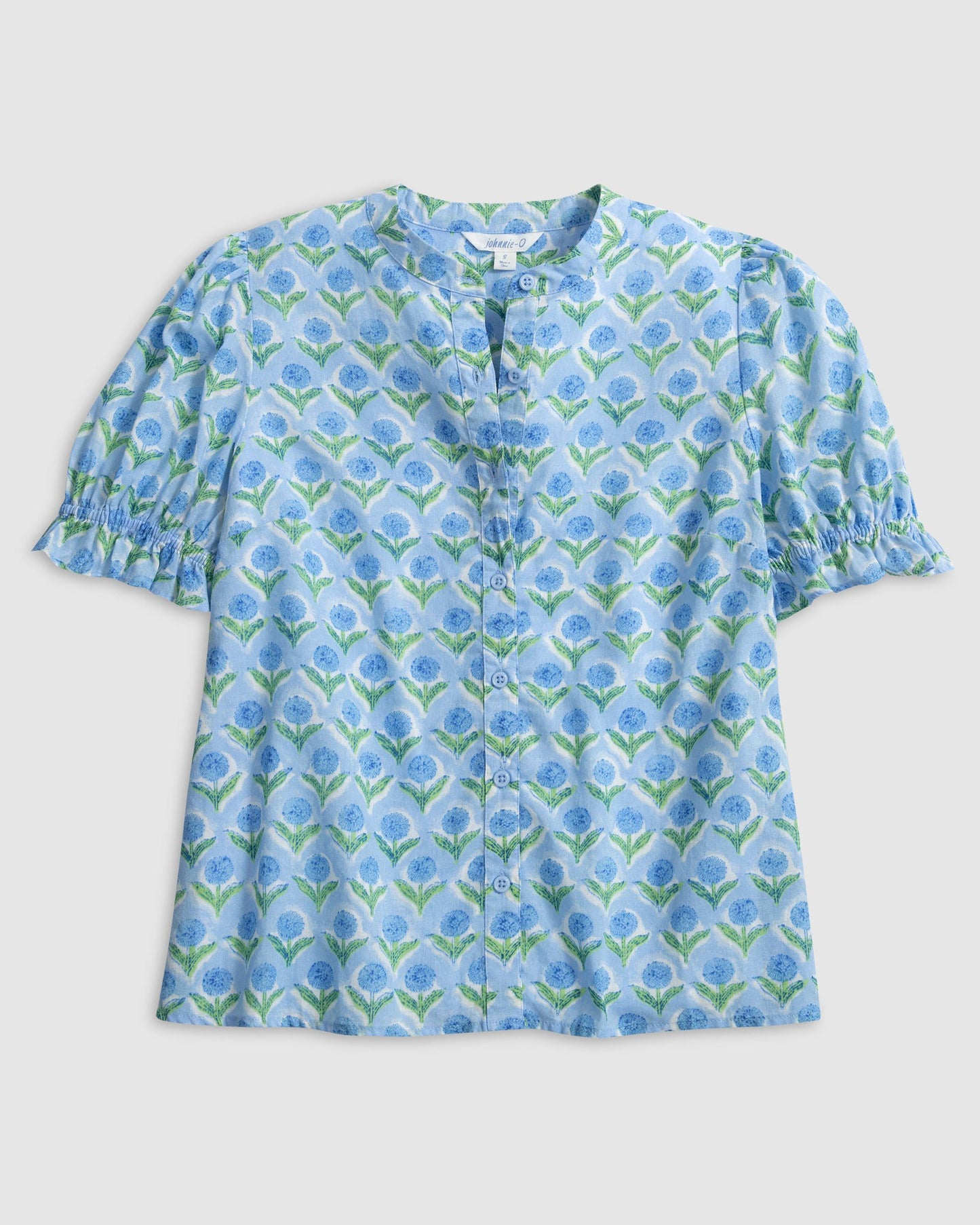 Johnnie-O Natalia Button-Up Blouse