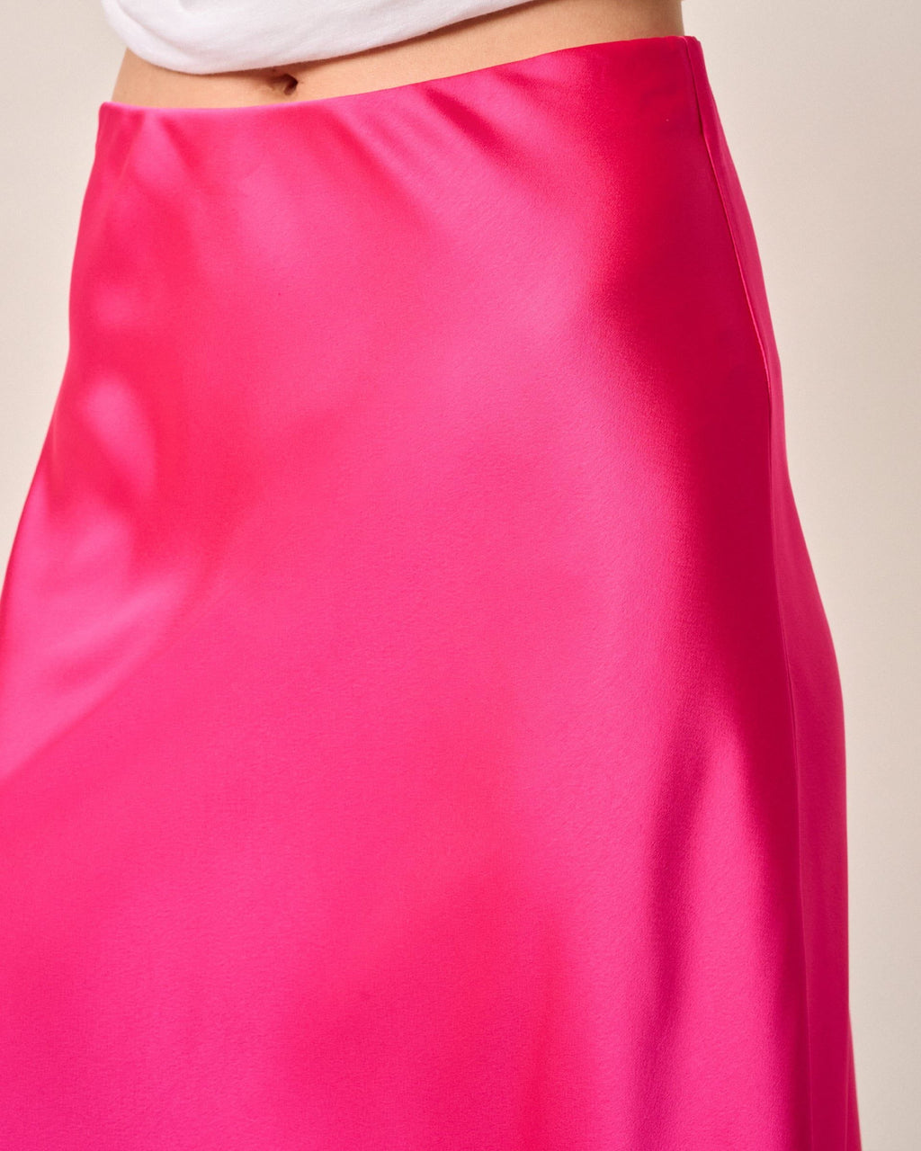 Johnnie-O Audrey Charmeuse Slip Skirt