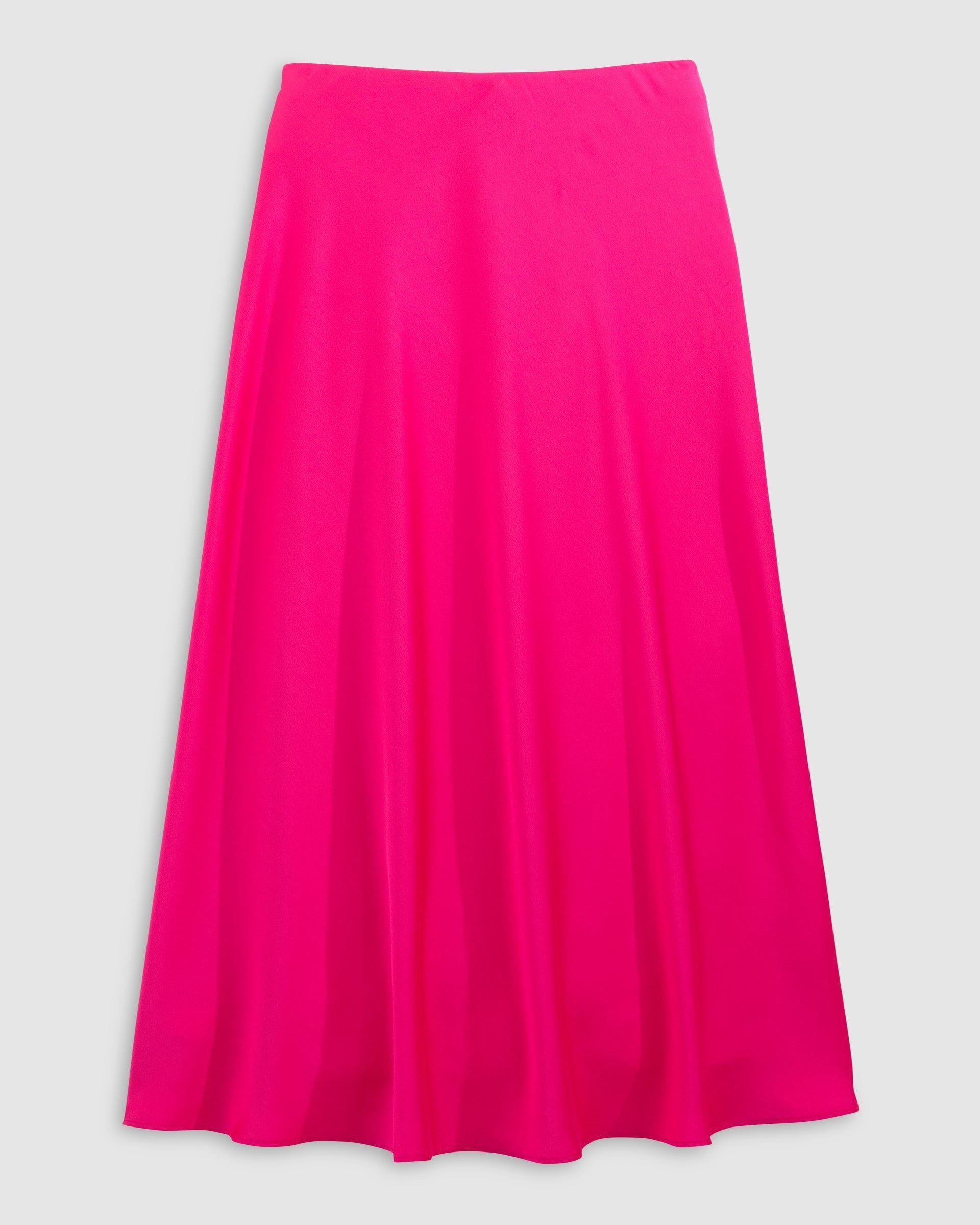 Johnnie-O Audrey Charmeuse Slip Skirt