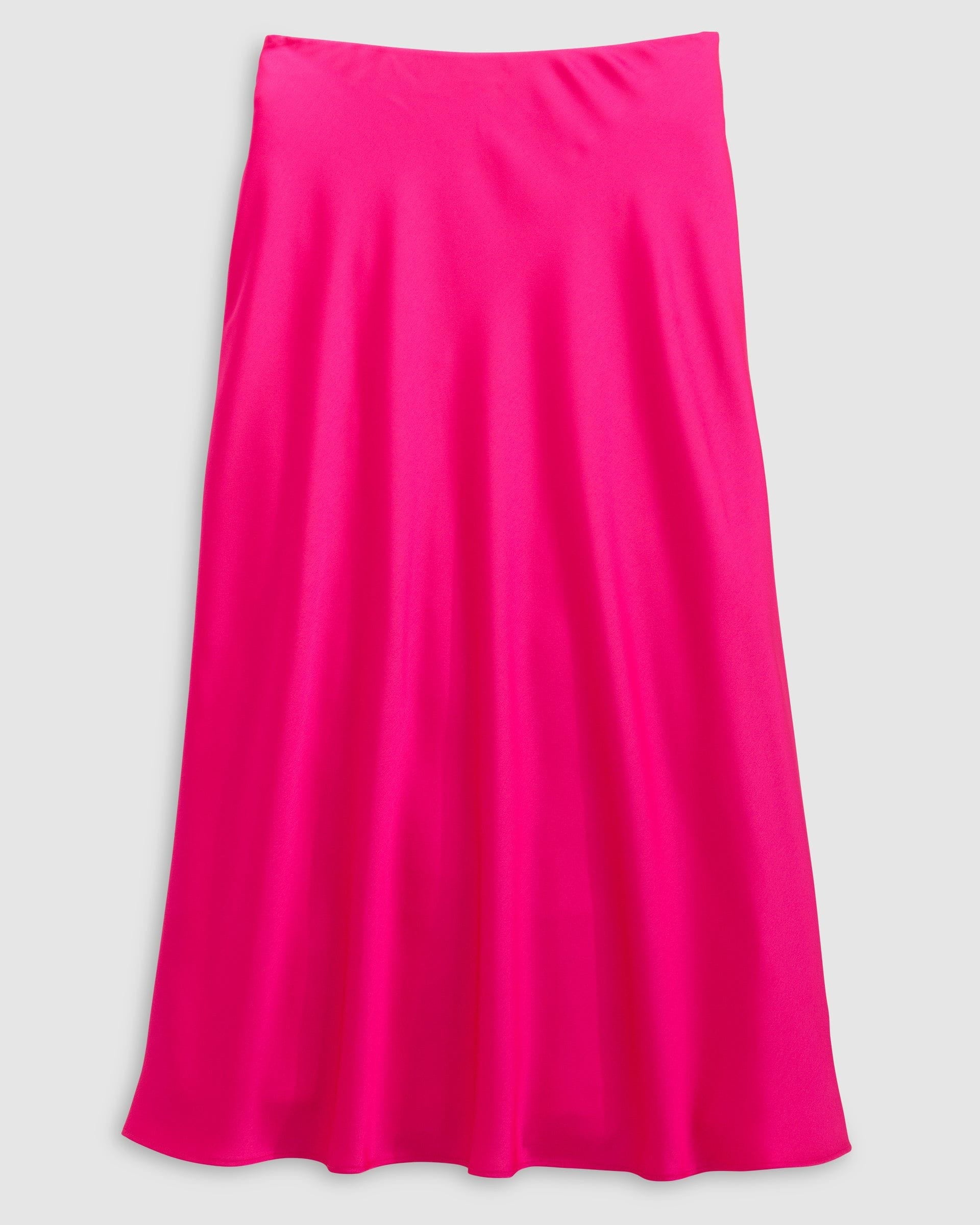 Johnnie-O Audrey Charmeuse Slip Skirt