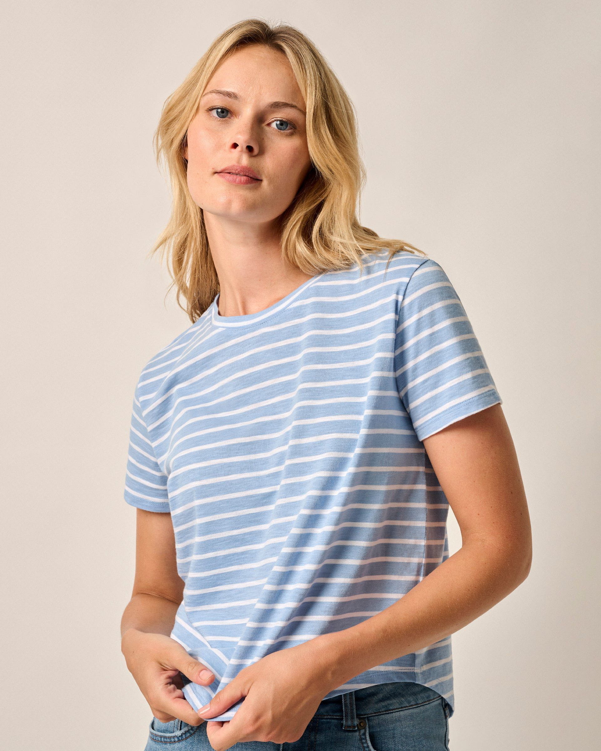 Johnnie-O Shoreline Striped T-Shirt