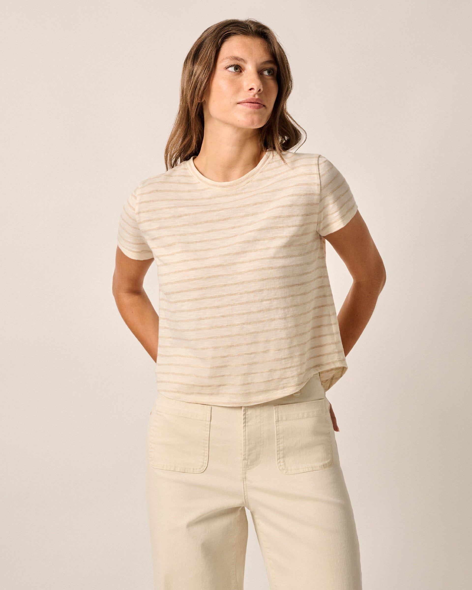 Johnnie-O Shoreline Striped T-Shirt