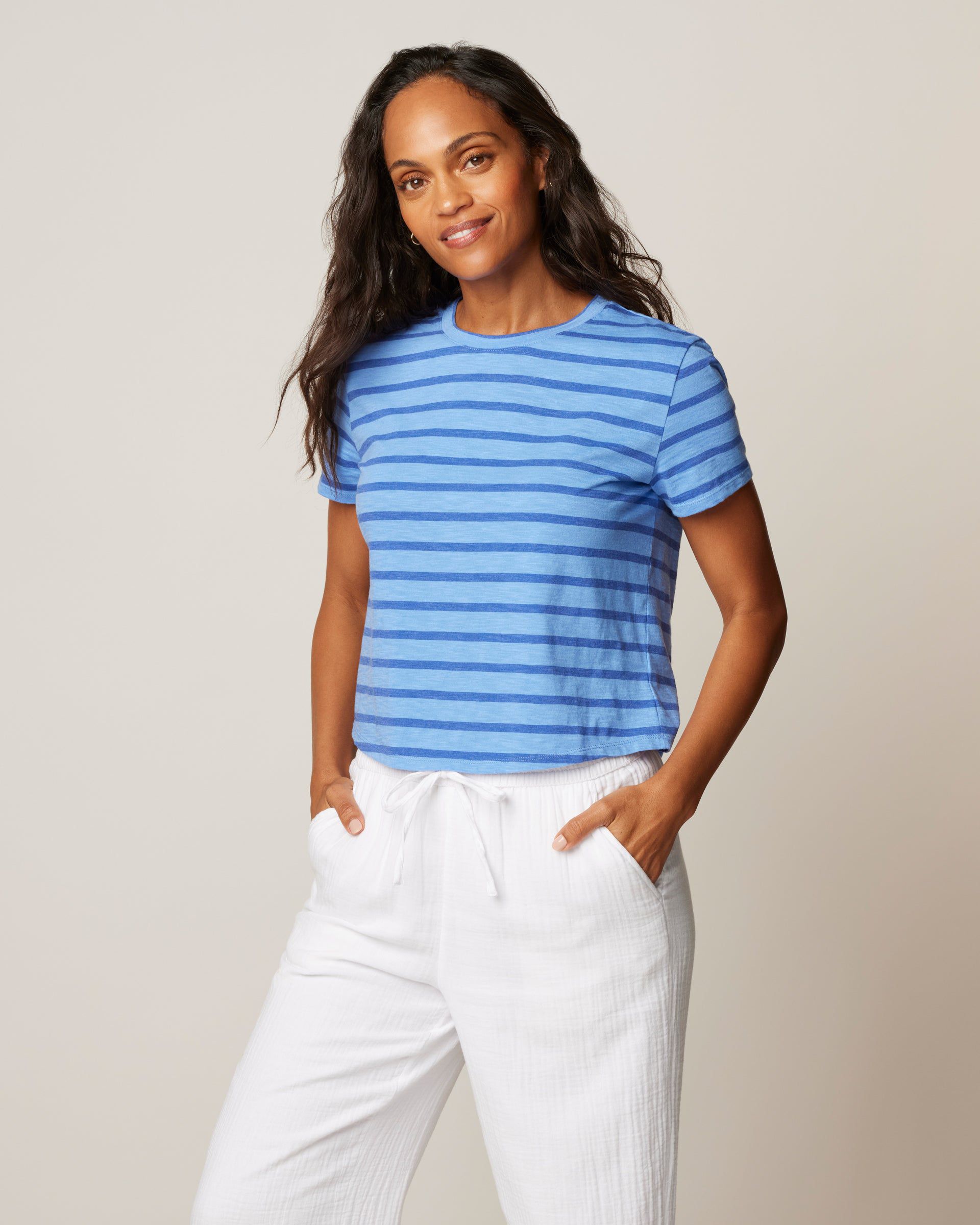 Johnnie-O Shoreline Striped T-Shirt