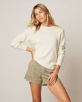 Johnnie-O Cashmere Blend Crewneck Sweater, Vanilla