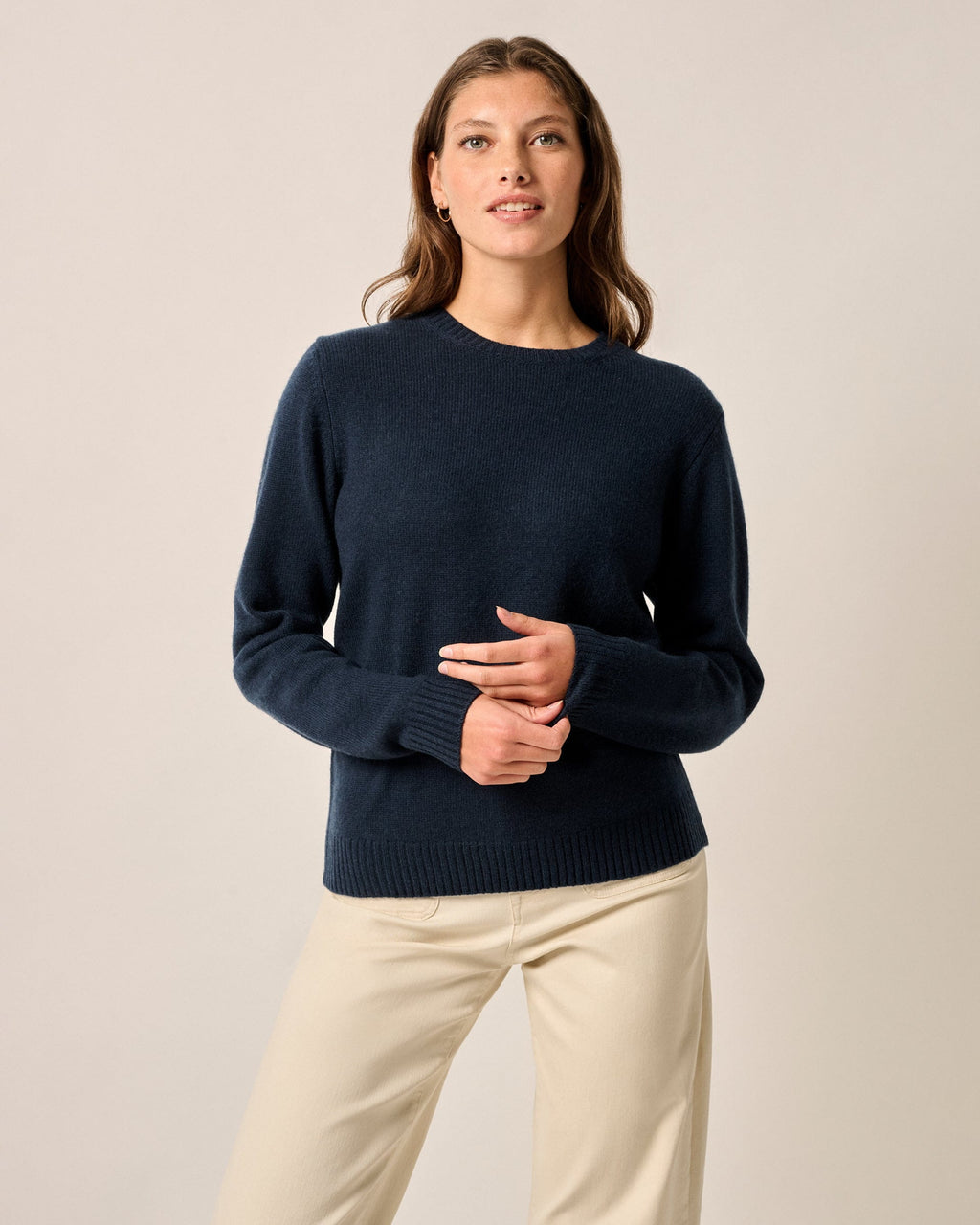Johnnie-O Cashmere Blend Crewneck Sweater, Navy