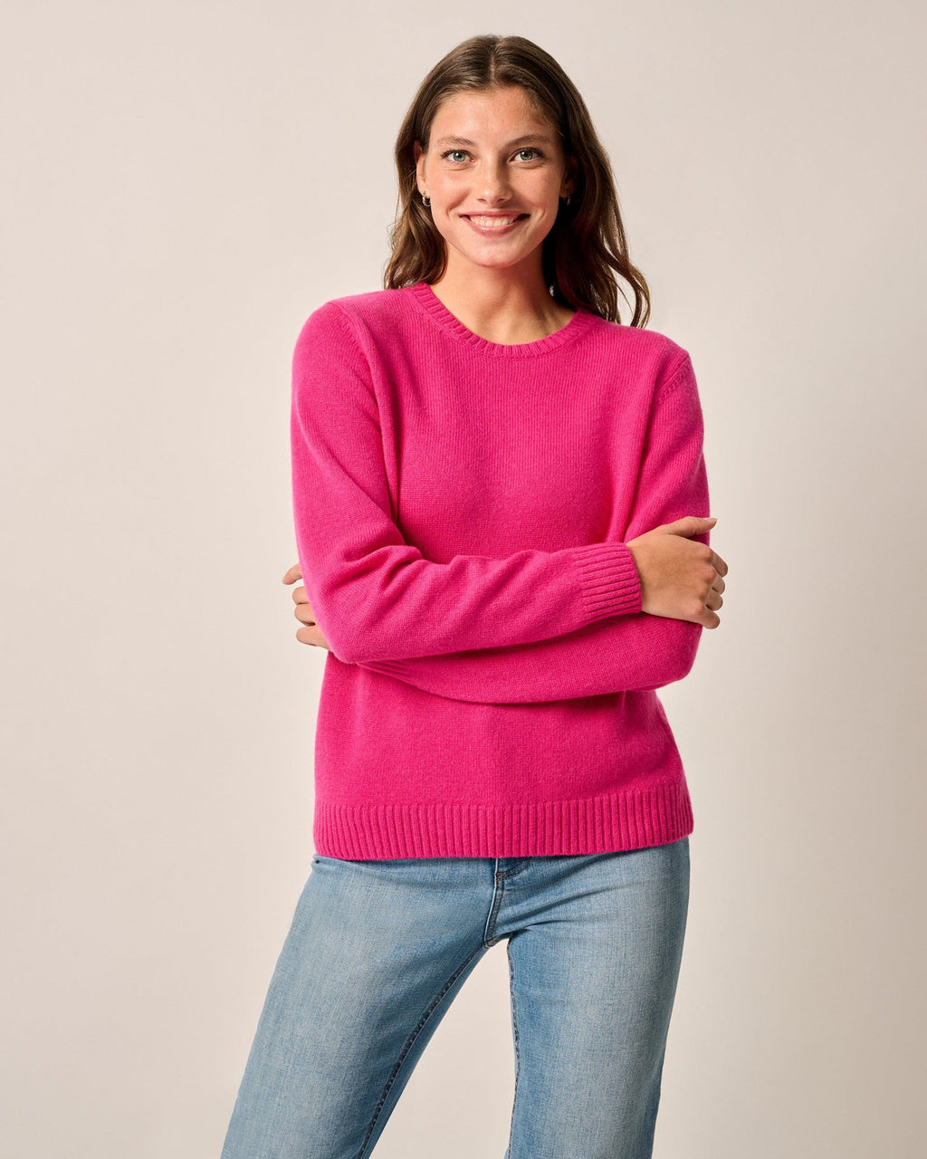 Johnnie-O Cashmere Blend Crewneck Sweater