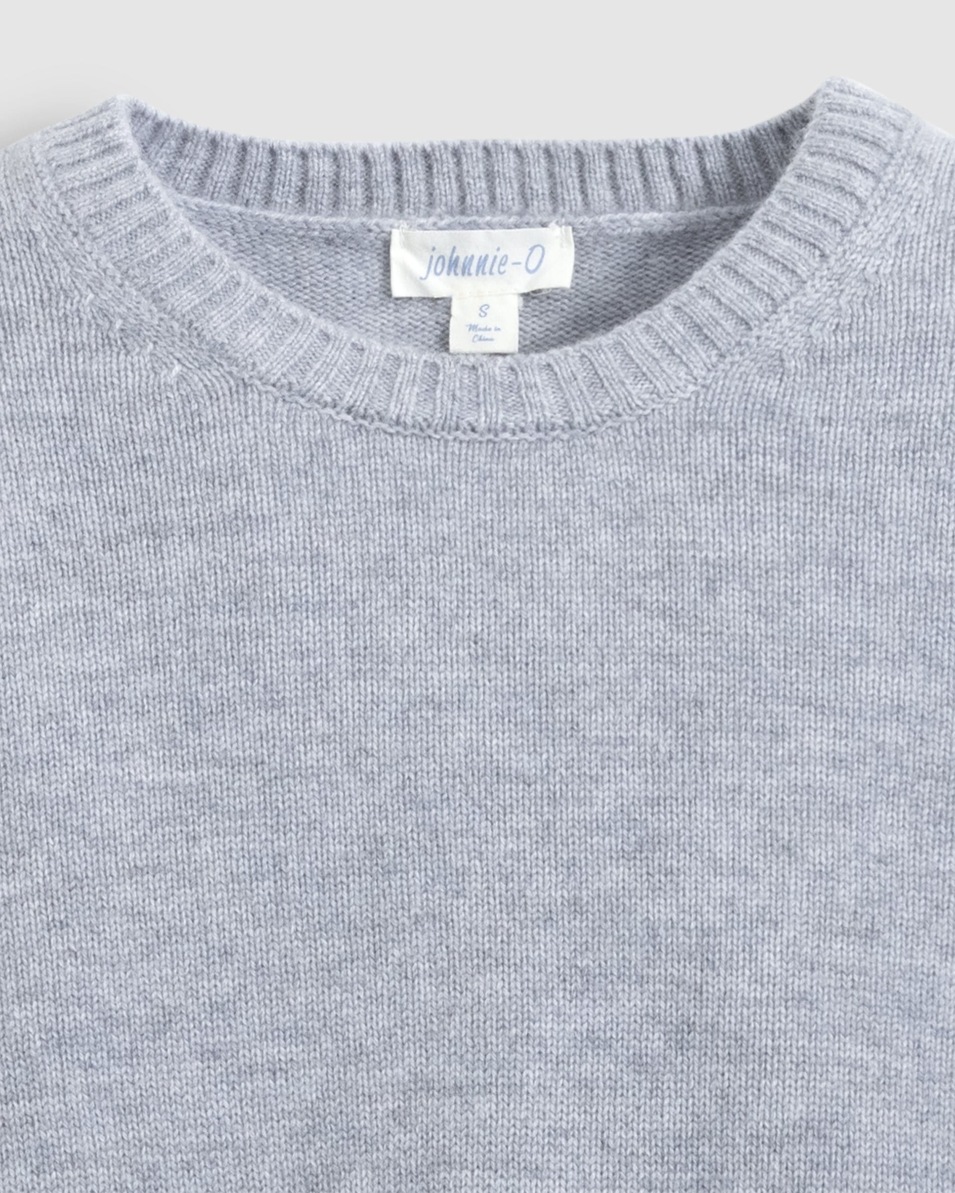 Johnnie-O Cashmere Blend Crewneck Sweater, Heather Gray