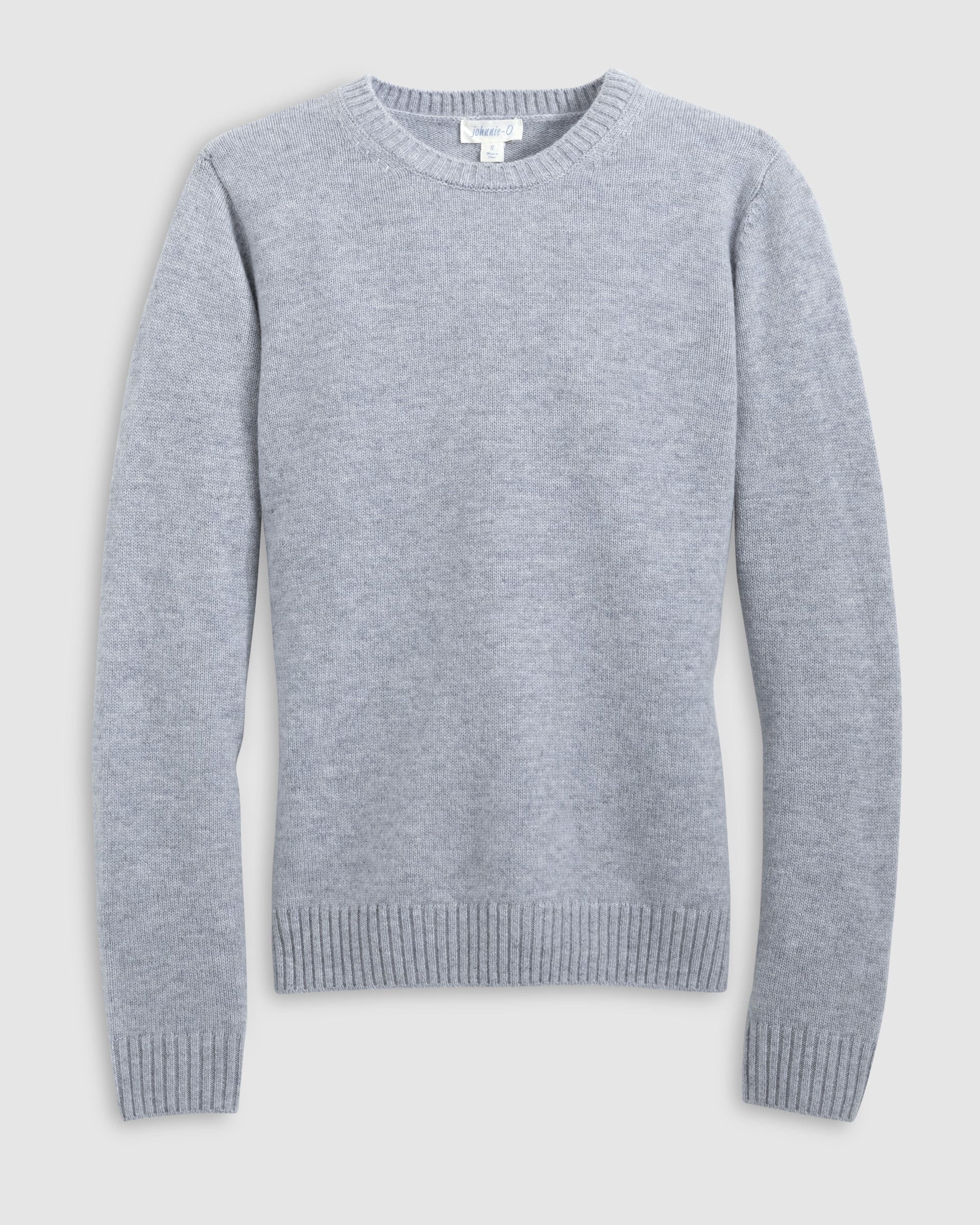 Johnnie-O Cashmere Blend Crewneck Sweater, Heather Gray