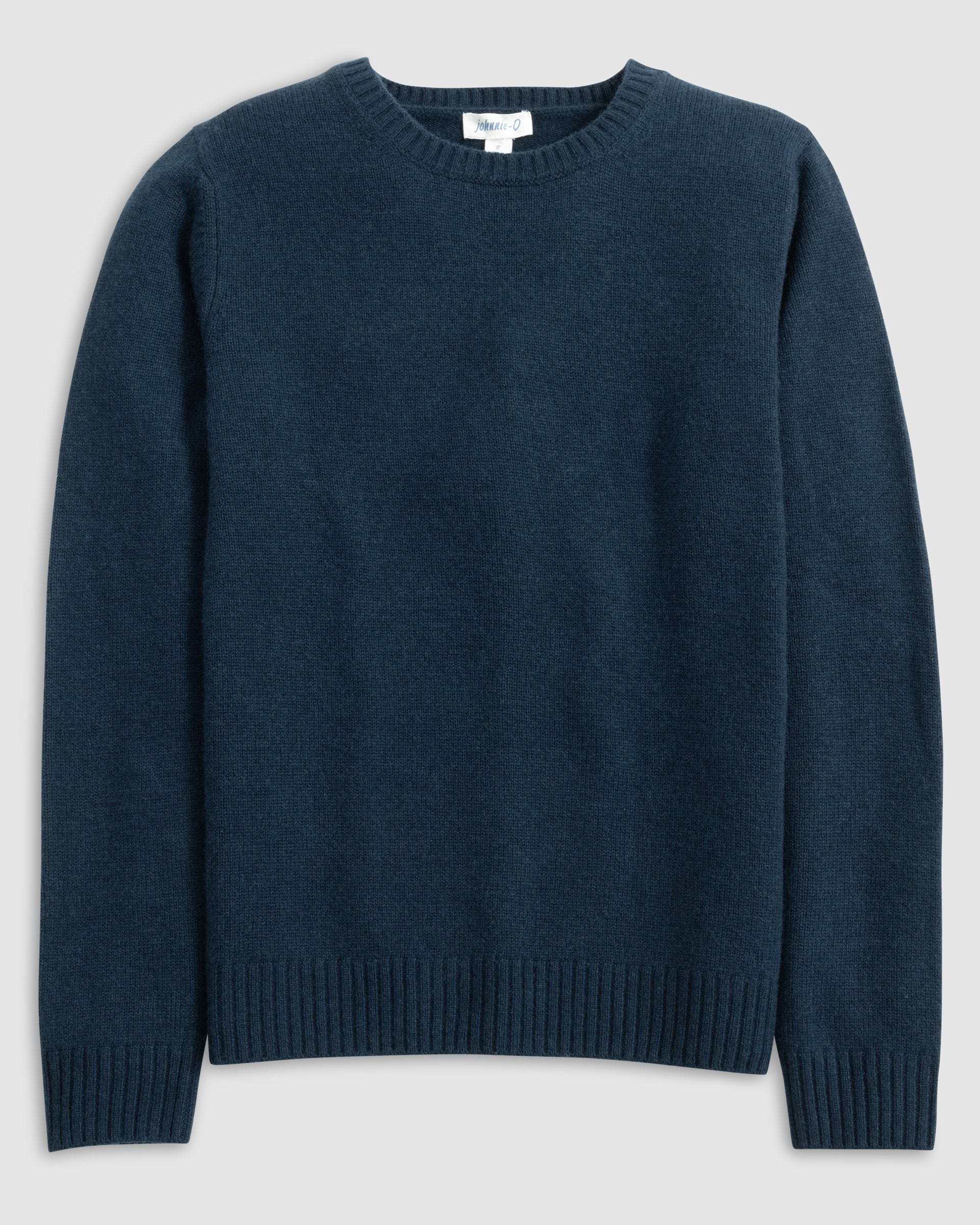 Johnnie-O Cashmere Blend Crewneck Sweater, Navy