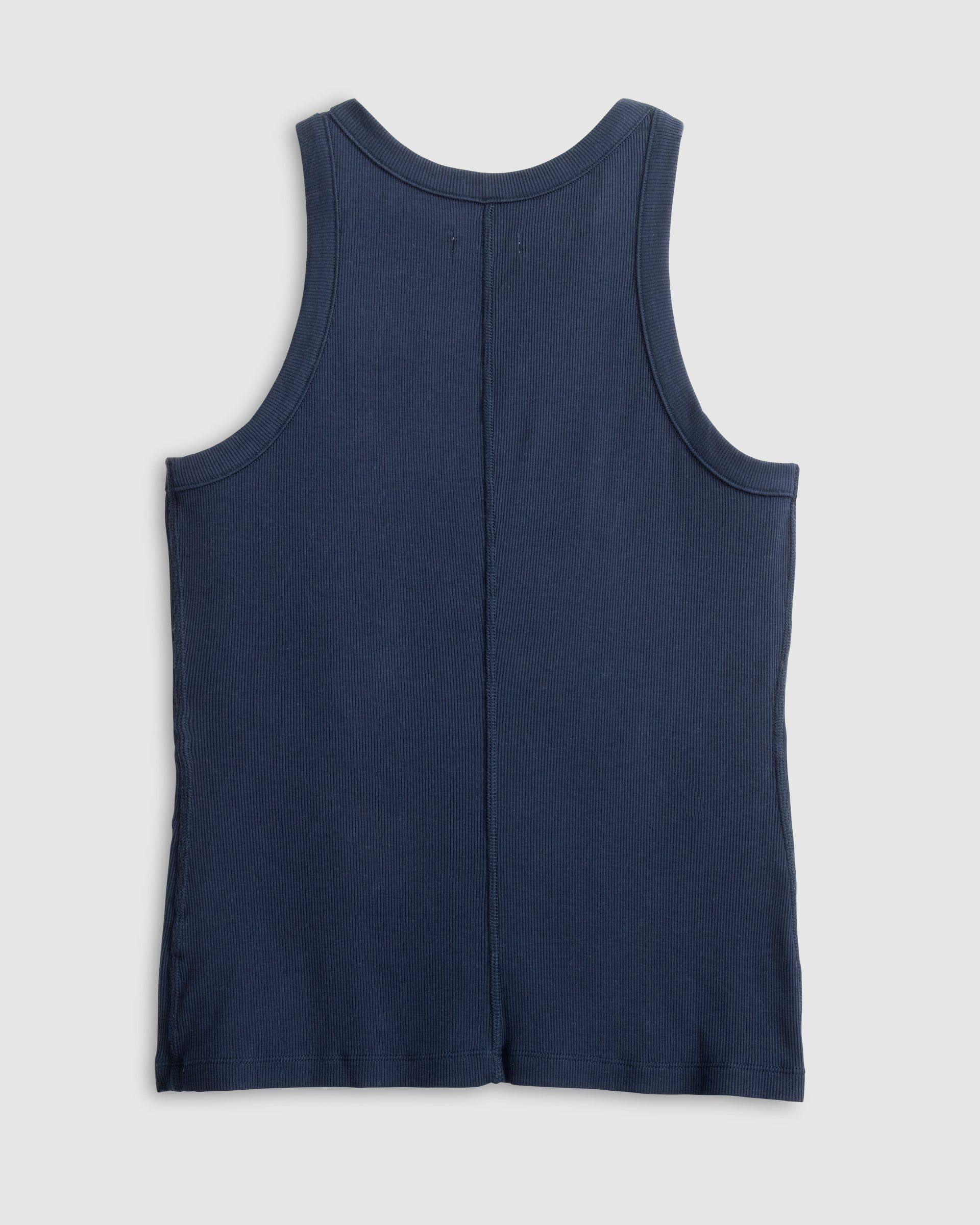 Johnnie-O Heritage Cotton Blend Tank Top, Navy