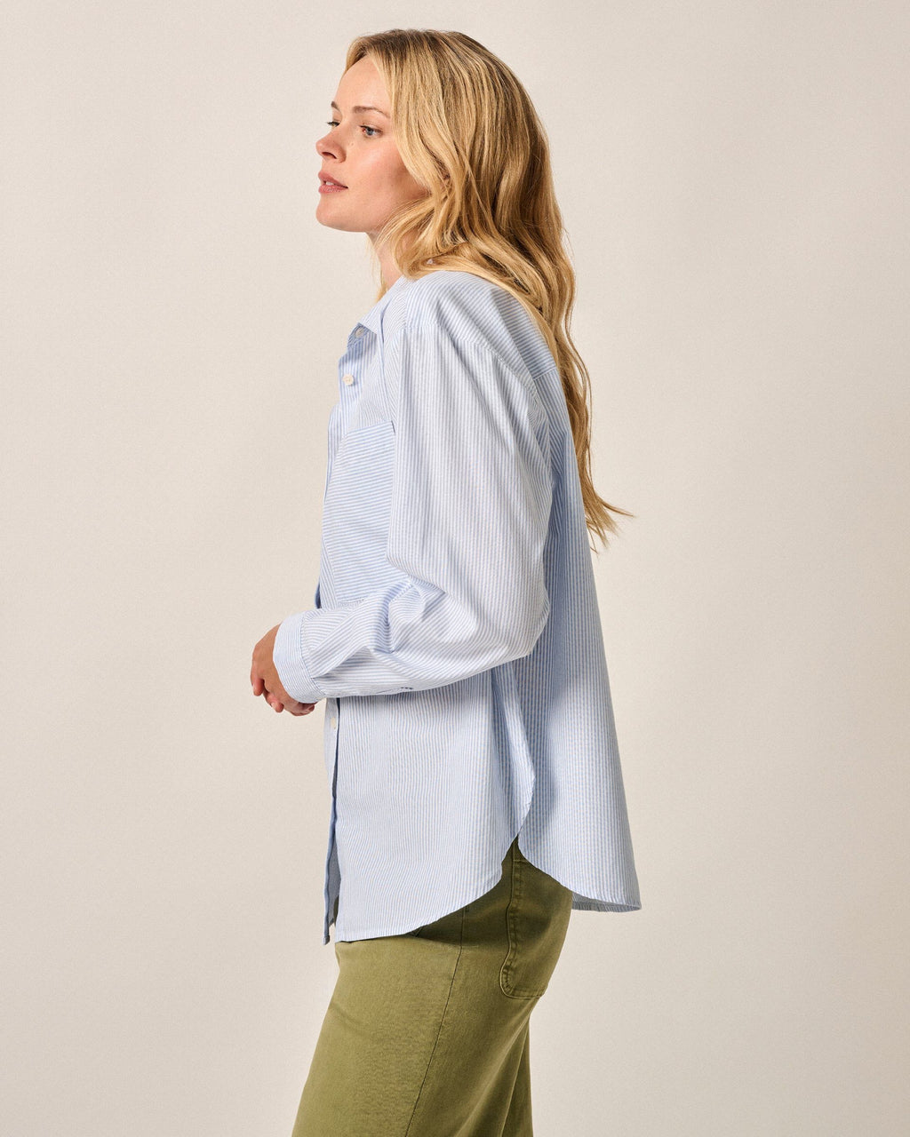 Johnnie-O Cotton Boyfriend Shirt