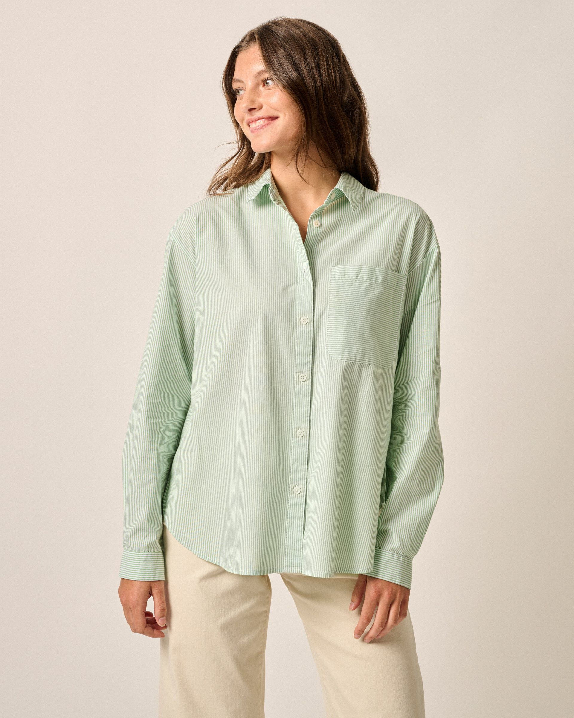 Johnnie-O Cotton Boyfriend Shirt