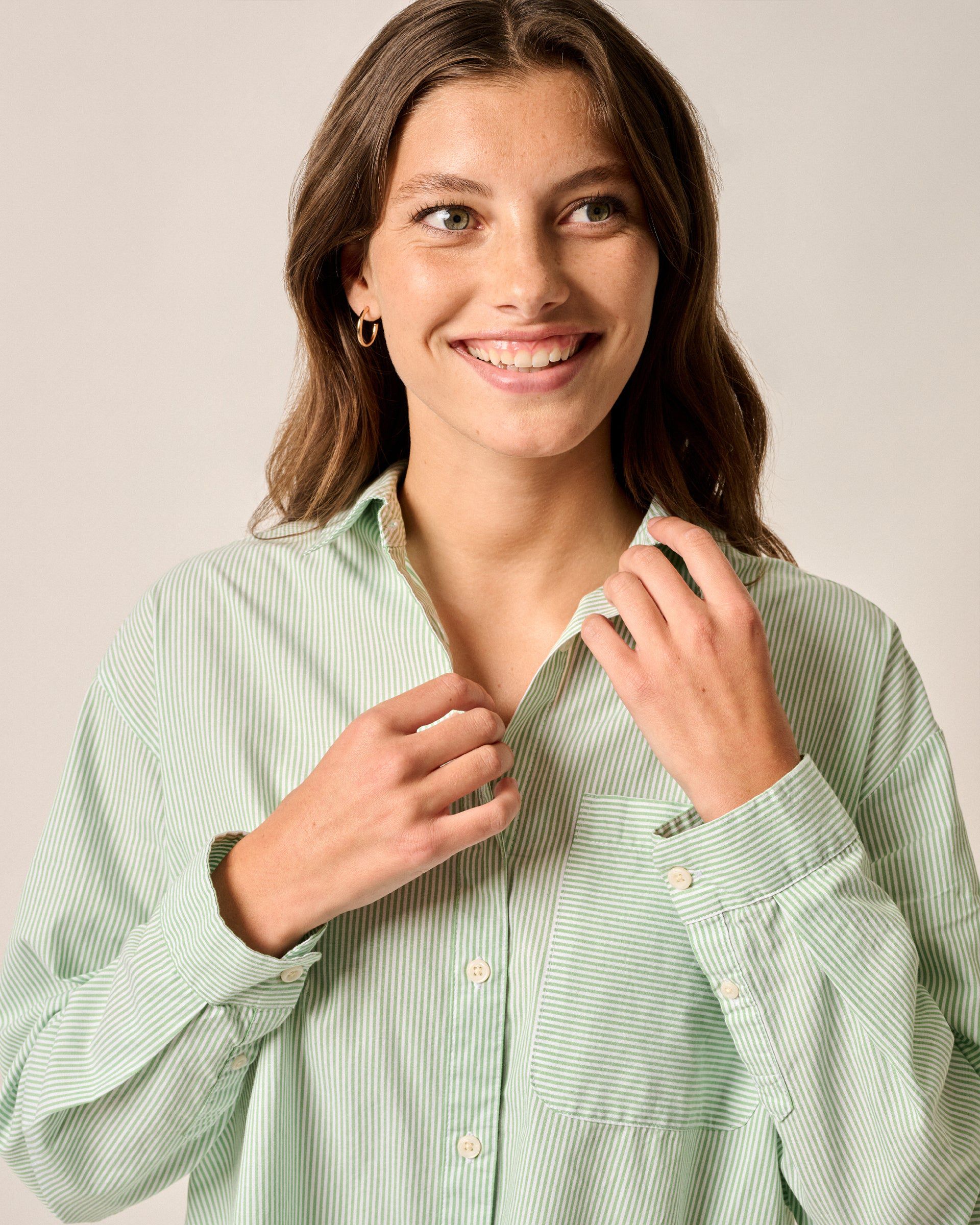 Johnnie-O Cotton Boyfriend Shirt