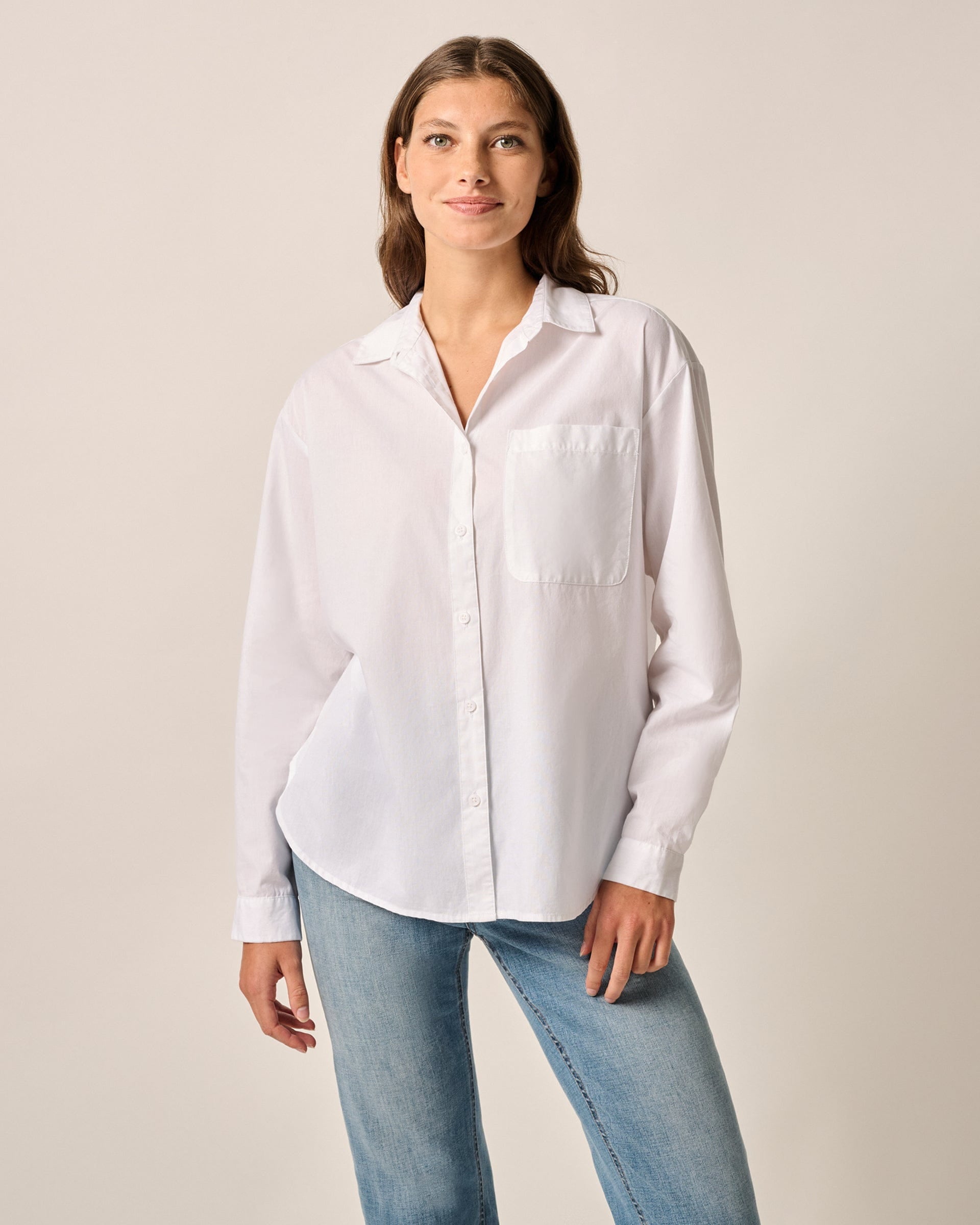 Johnnie-O Cotton Boyfriend Shirt