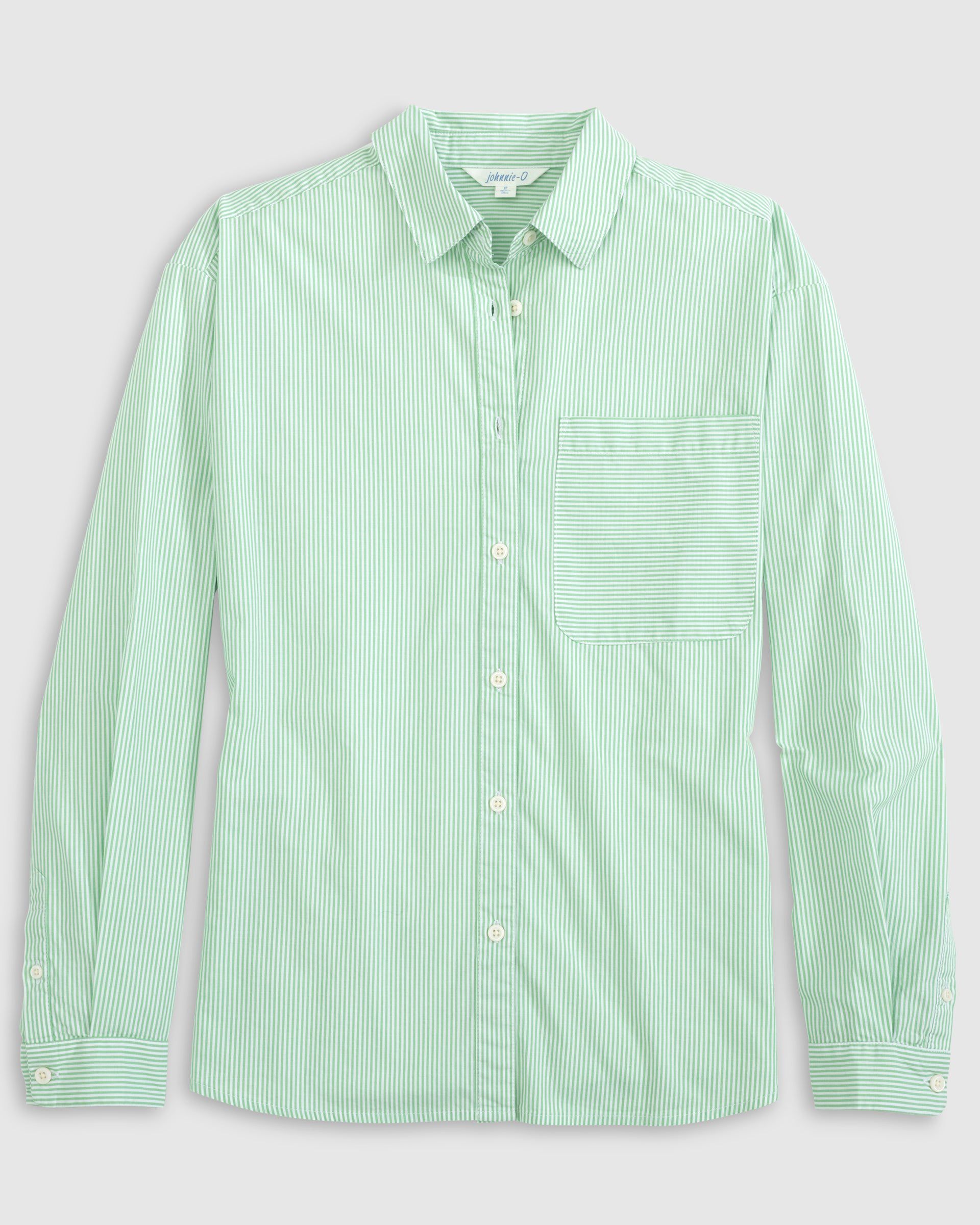 Johnnie-O Cotton Boyfriend Shirt