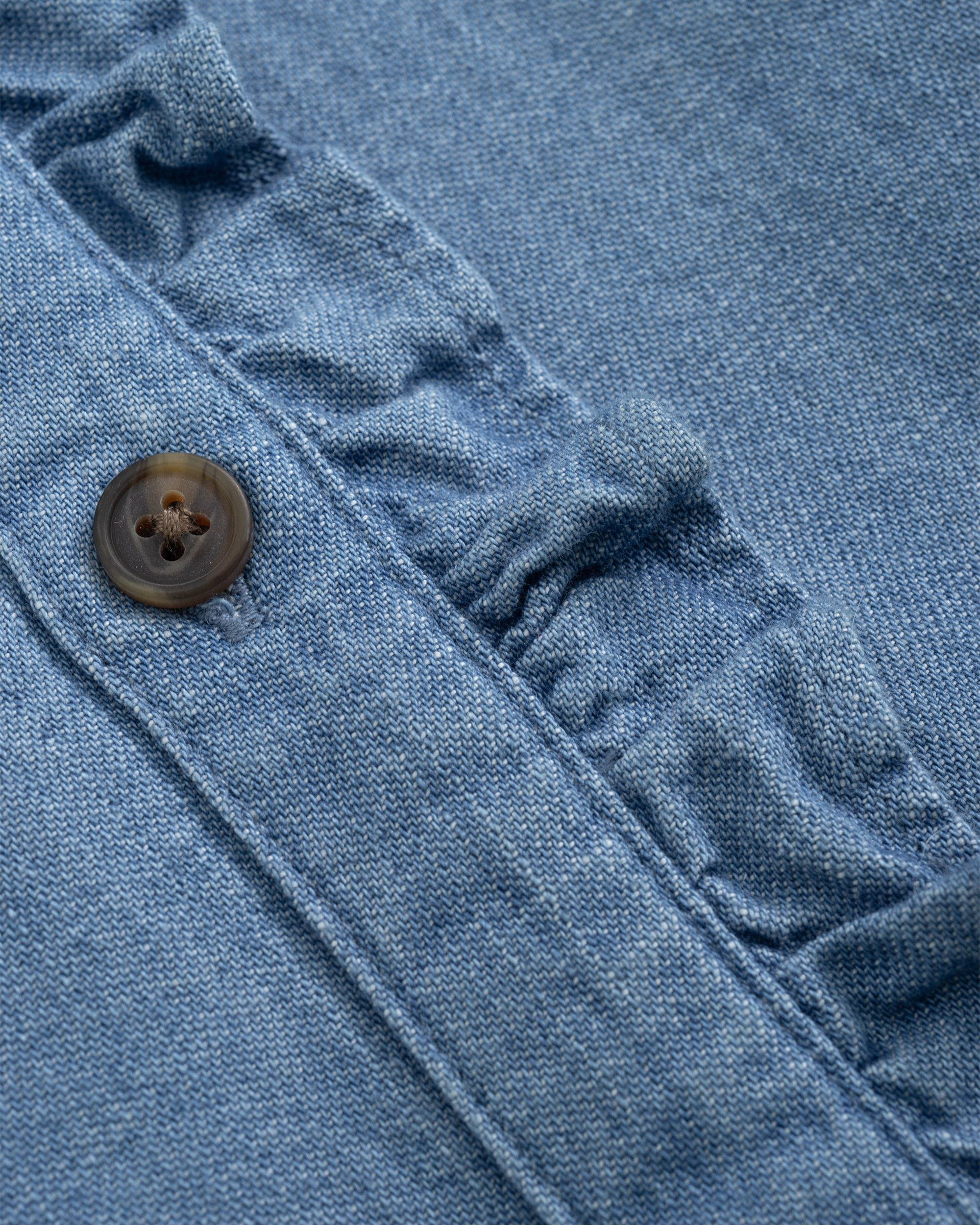 Johnnie-O Layla Ruffled Chambray Blouse, Chambray