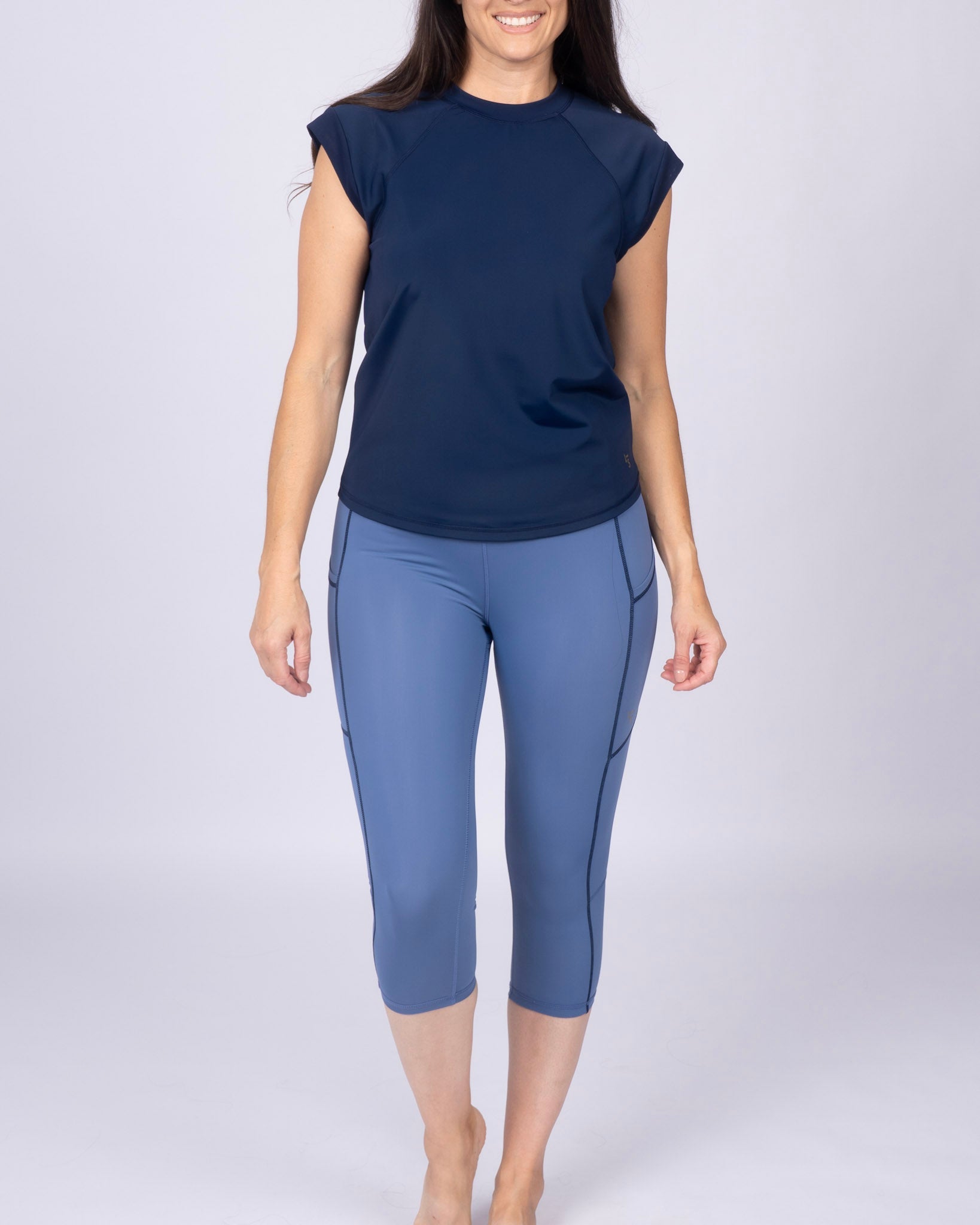 Line In The Sand Jump In 3/4 Swim Leggings