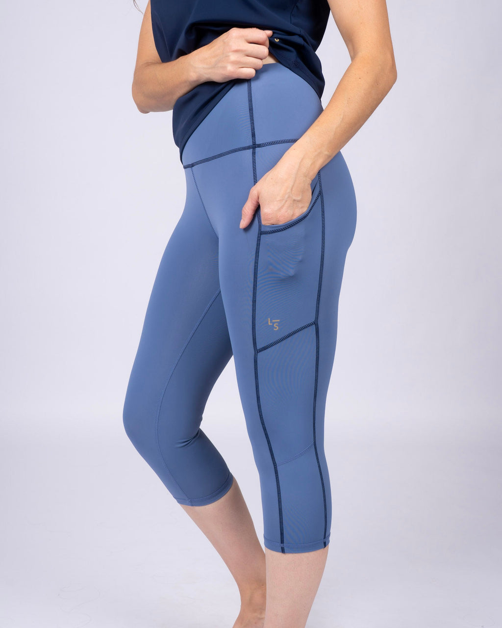 Line In The Sand Jump In 3/4 Swim Leggings
