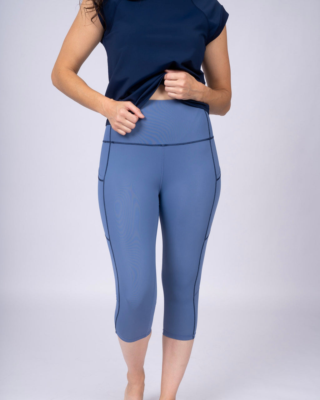 Line In The Sand Jump In 3/4 Swim Leggings