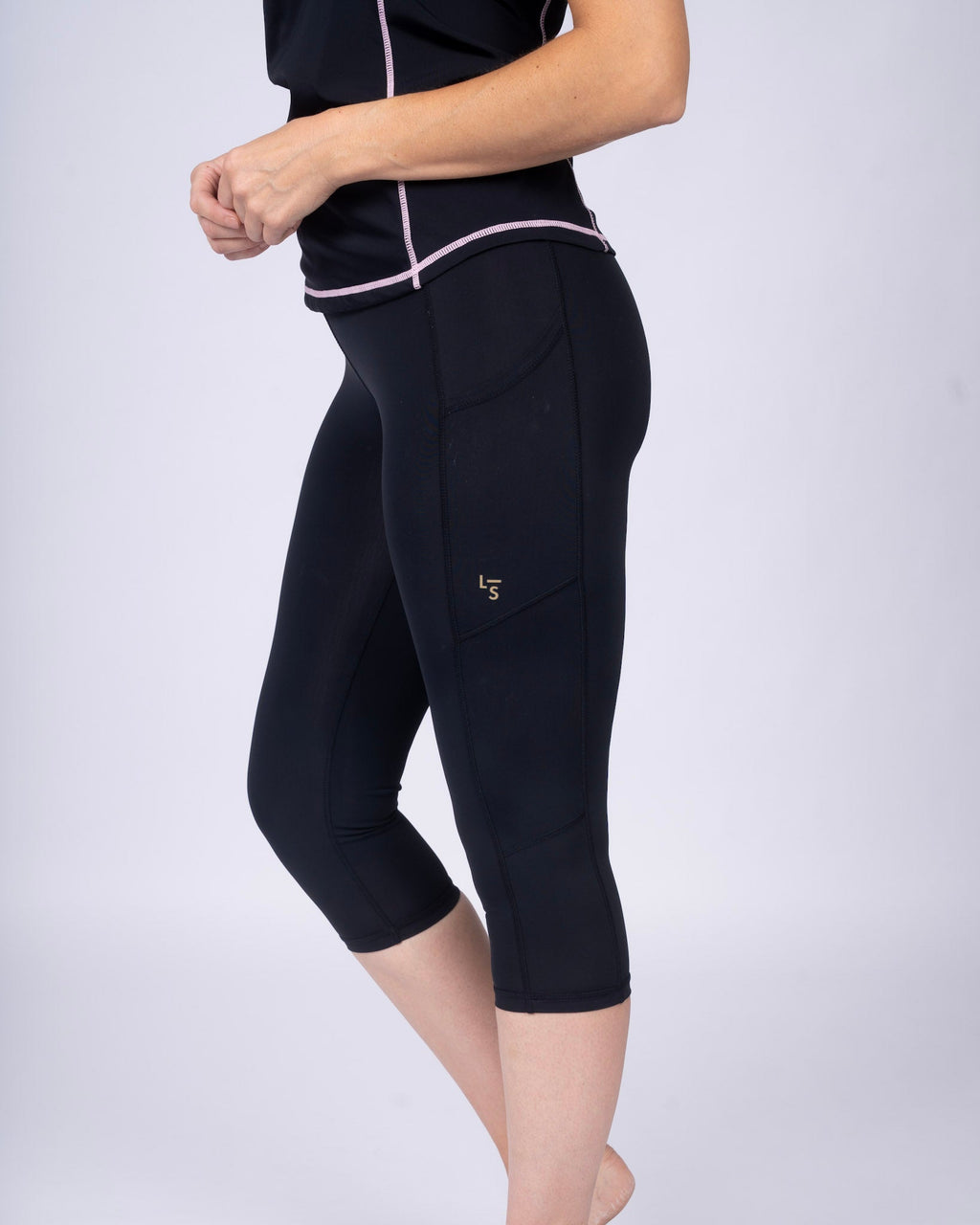 Line In The Sand Jump In 3/4 Swim Leggings