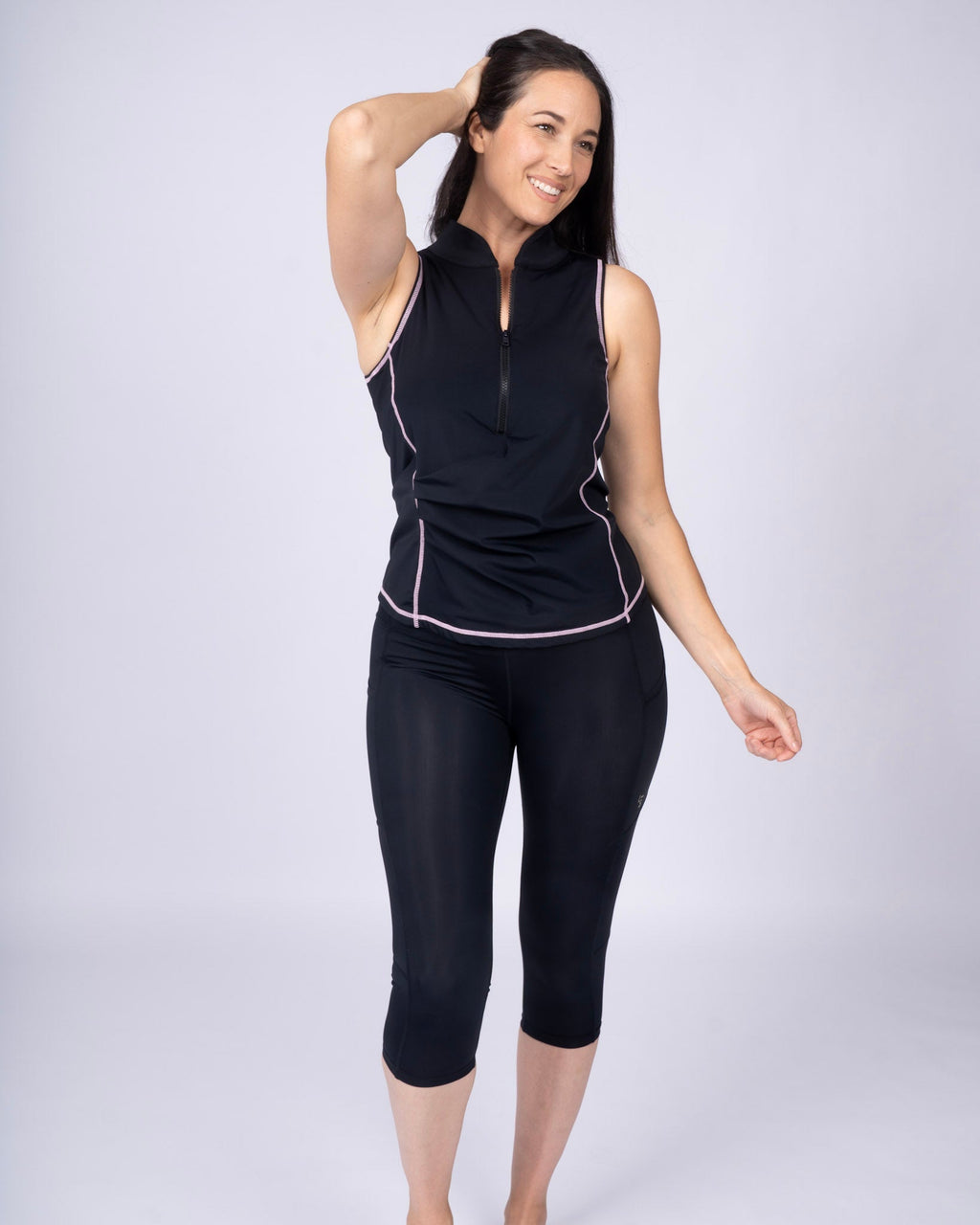 Line In The Sand Jump In 3/4 Swim Leggings