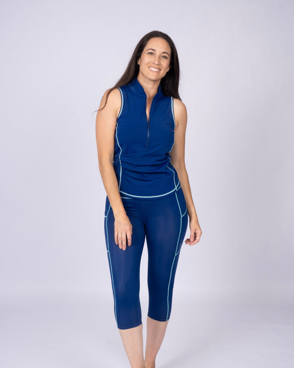 Line In The Sand Jump In 3/4 Swim Leggings