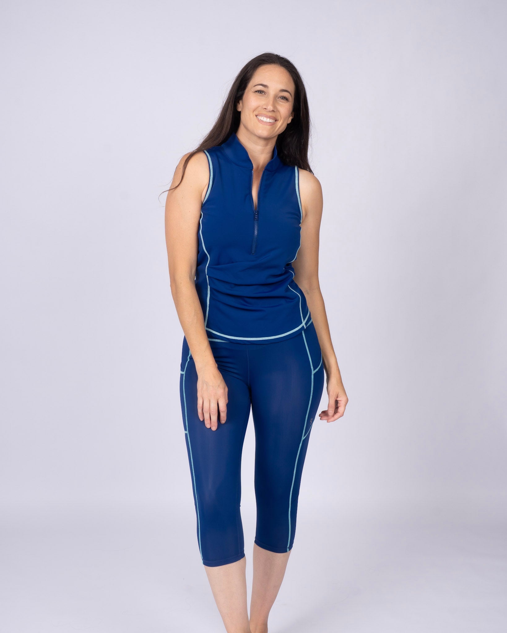 Line In The Sand Jump In 3/4 Swim Leggings