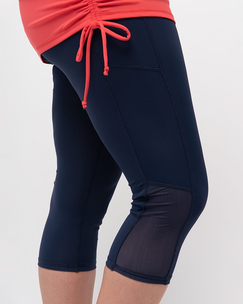 Line In The Sand Jump In 3/4 Swim Leggings