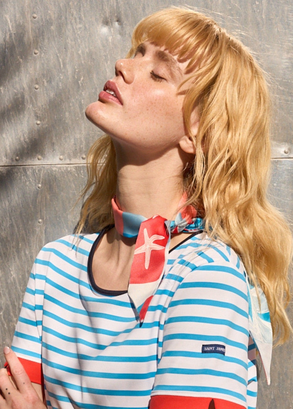 Saint James MINI printed scarf (PLAY)