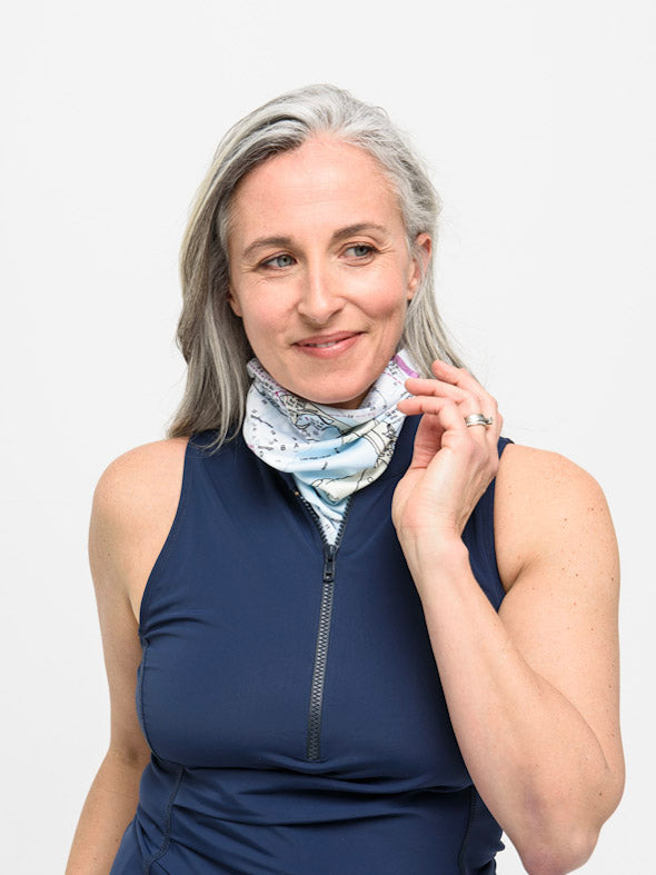 Line In The Sand Nautical Chart Solar Gaiter